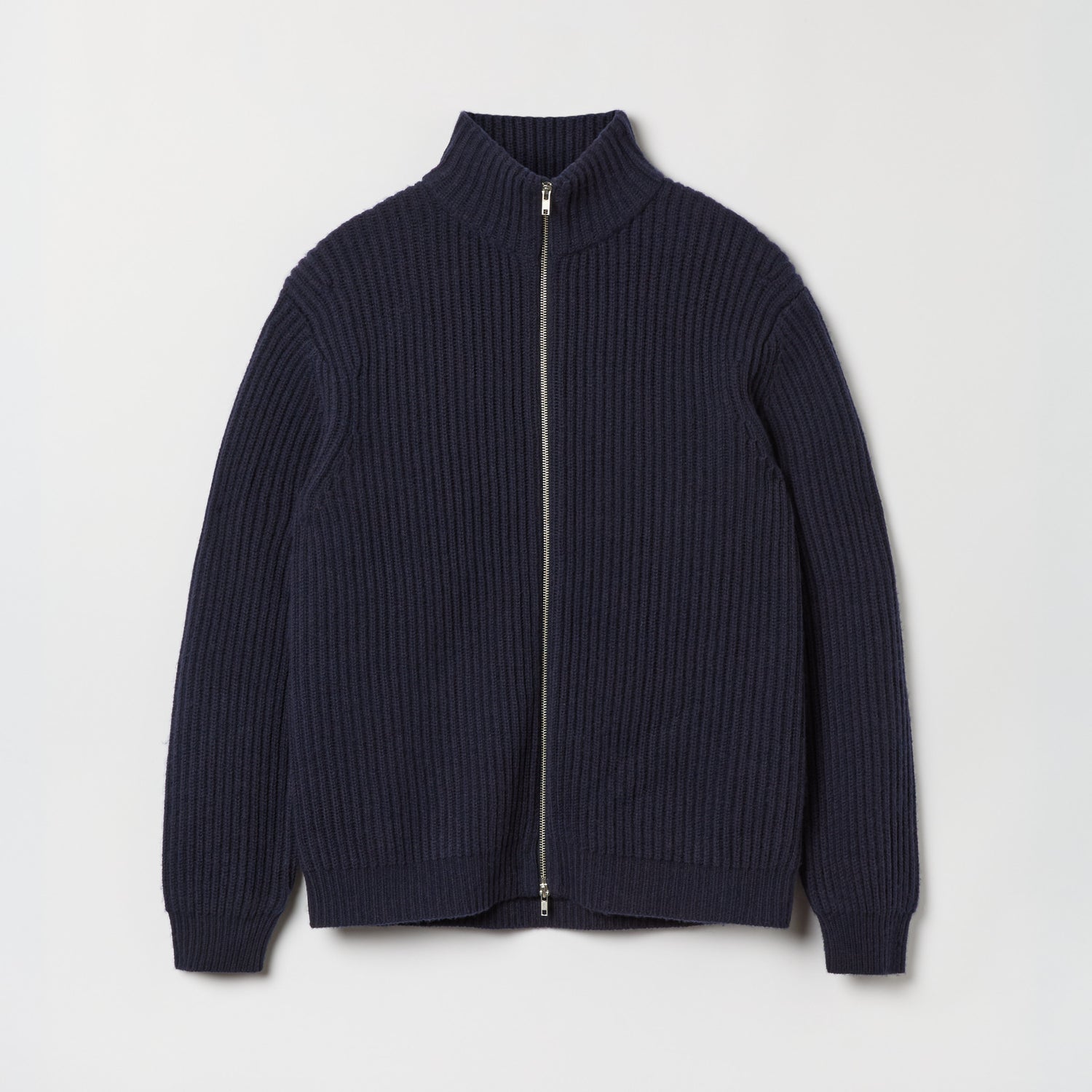 Men's Wool-Cashmere Zip Cardigan