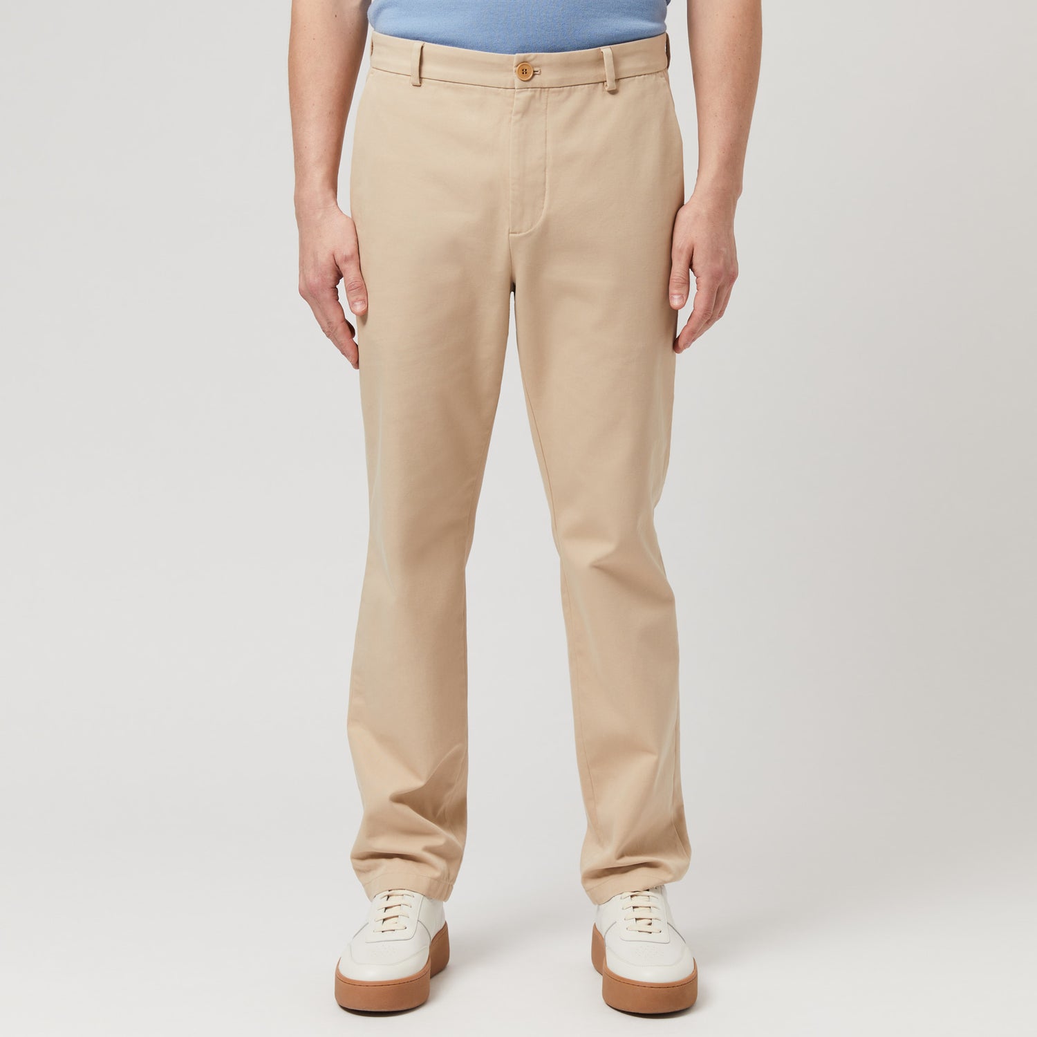 Men's Tapered Cotton Twill Chinos