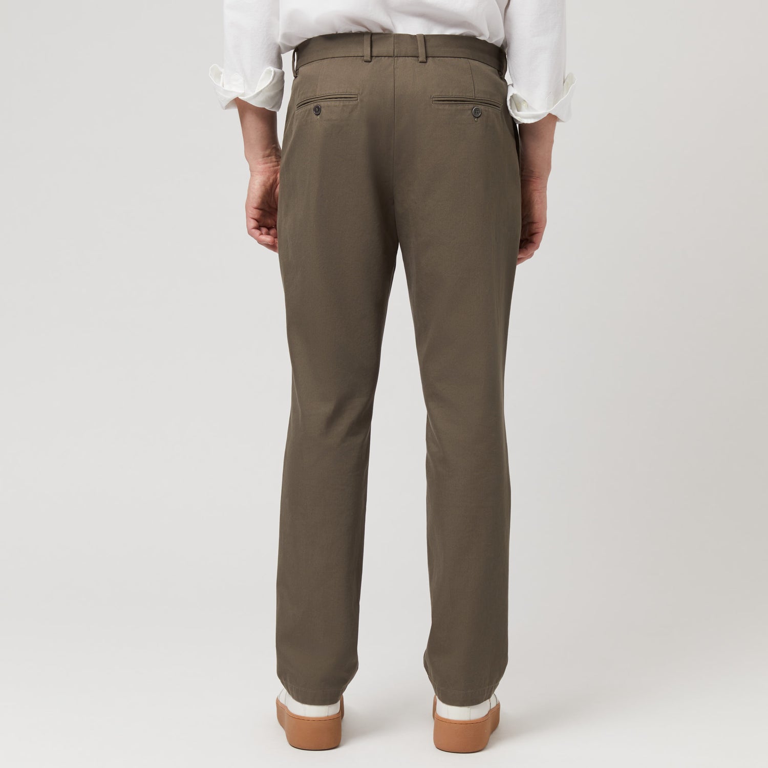 Men's Tapered Cotton Twill Chinos