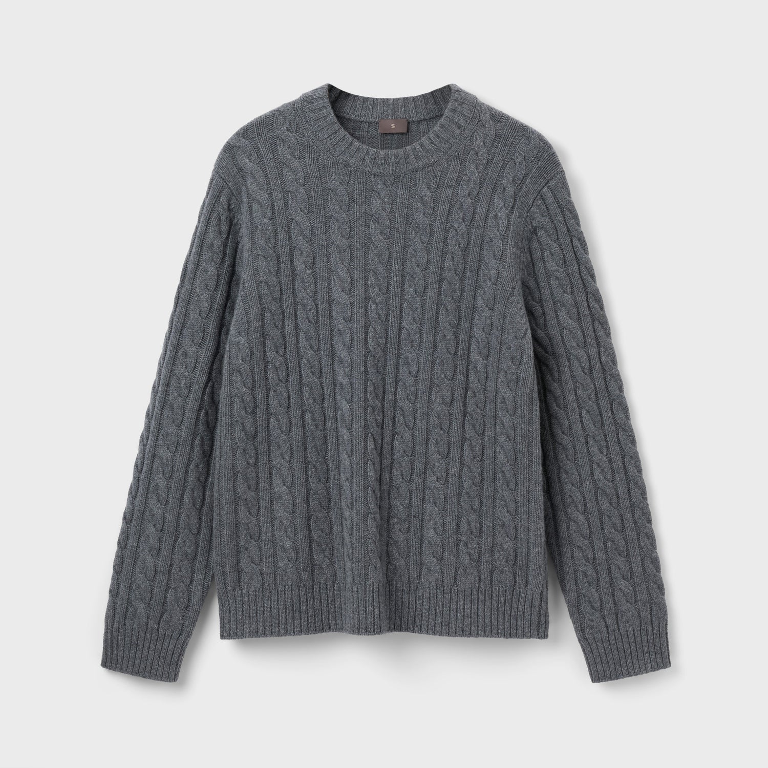 Men's Wool-Cashmere Cable Sweater