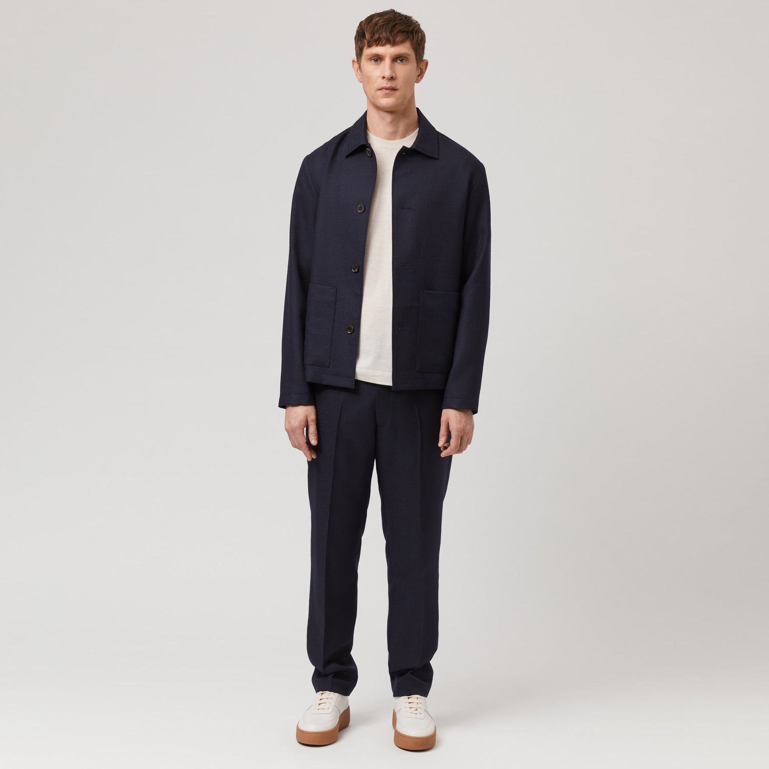 Men's Wool Shirt Jacket