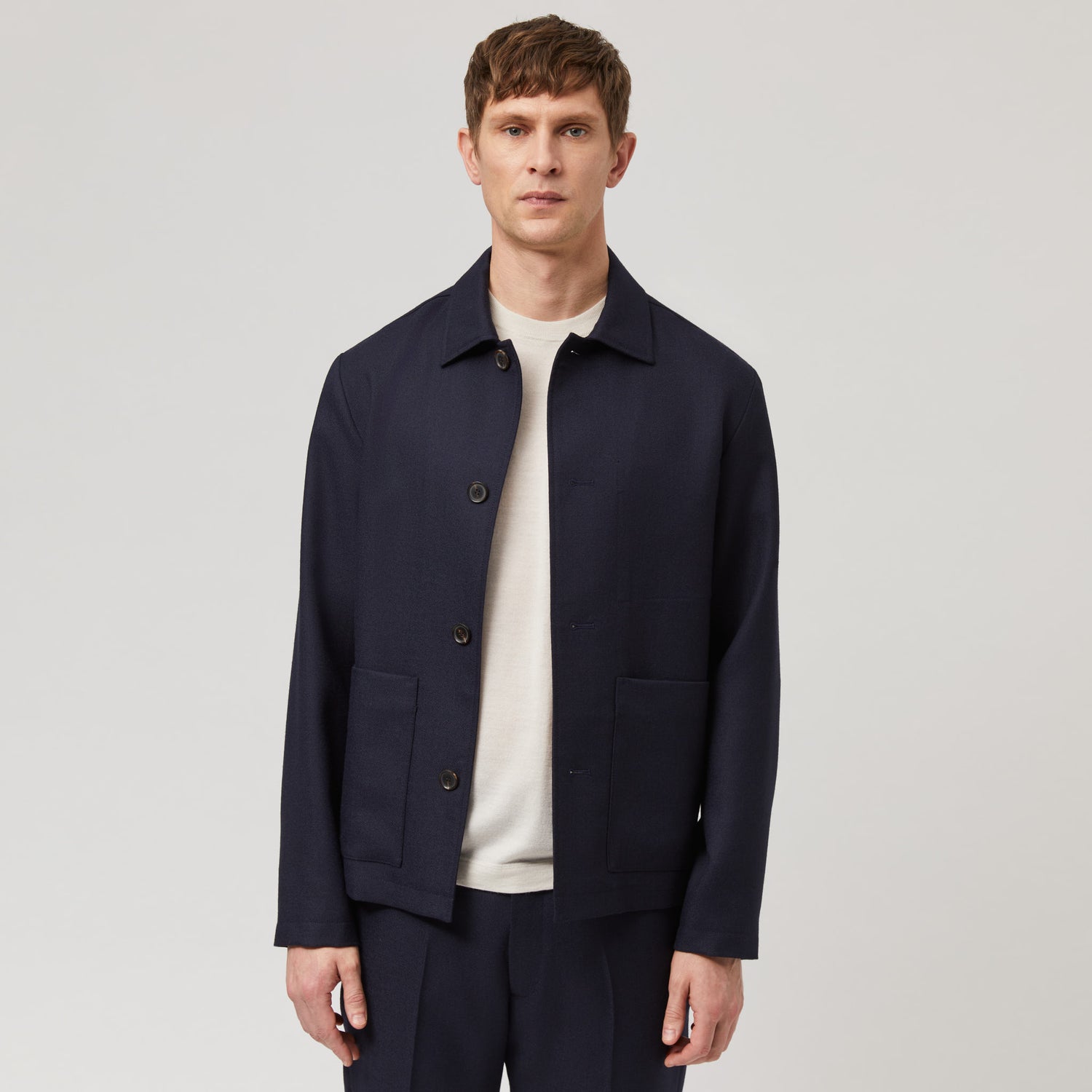 Men's Wool Shirt Jacket