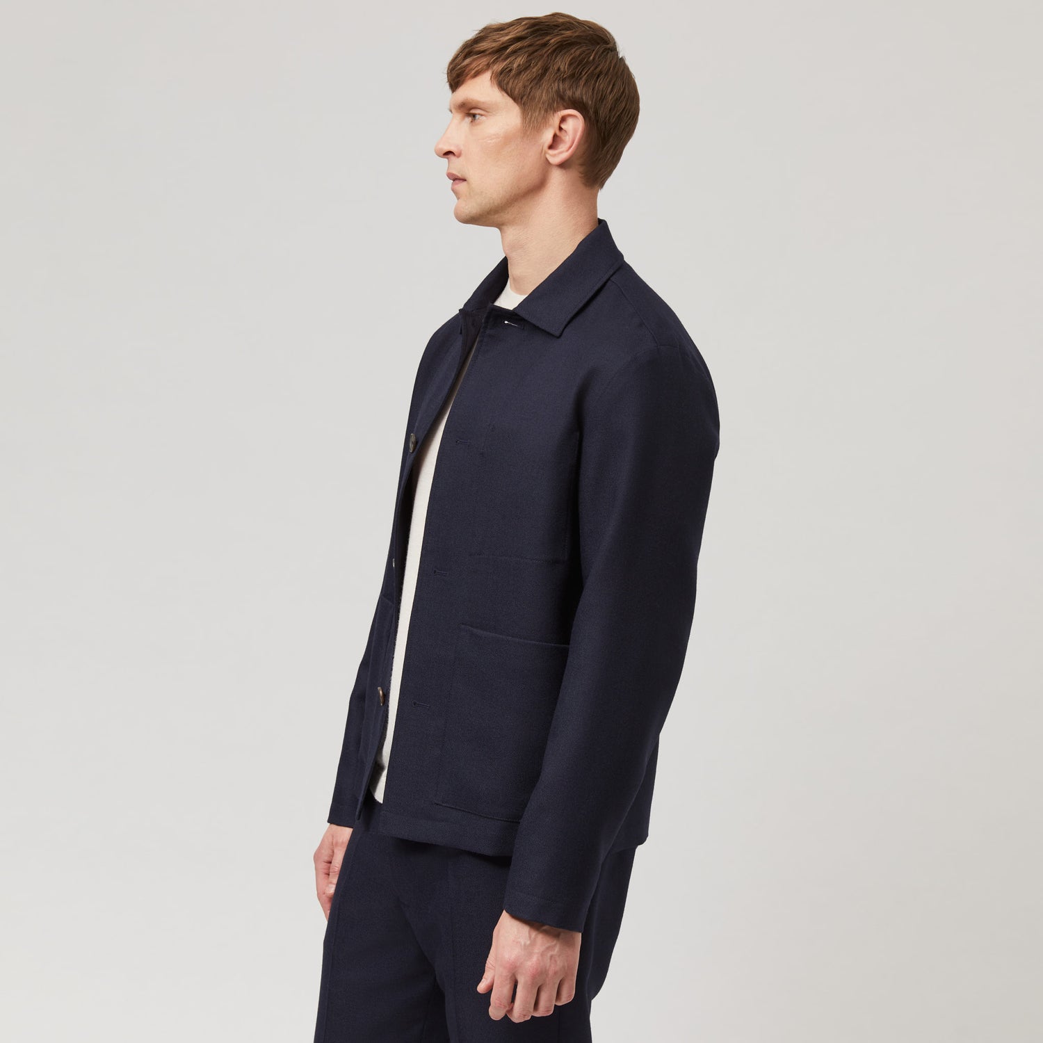 Men's Wool Shirt Jacket