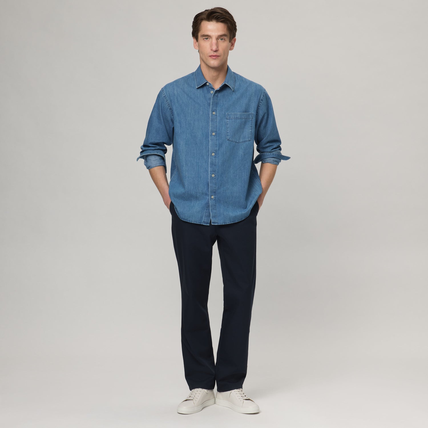 Men's Relaxed Denim Shirt