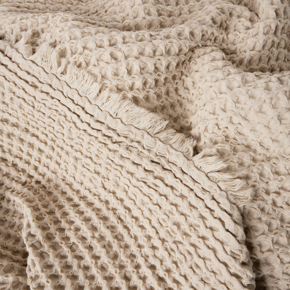 Oversized Waffle Knit Bedspread