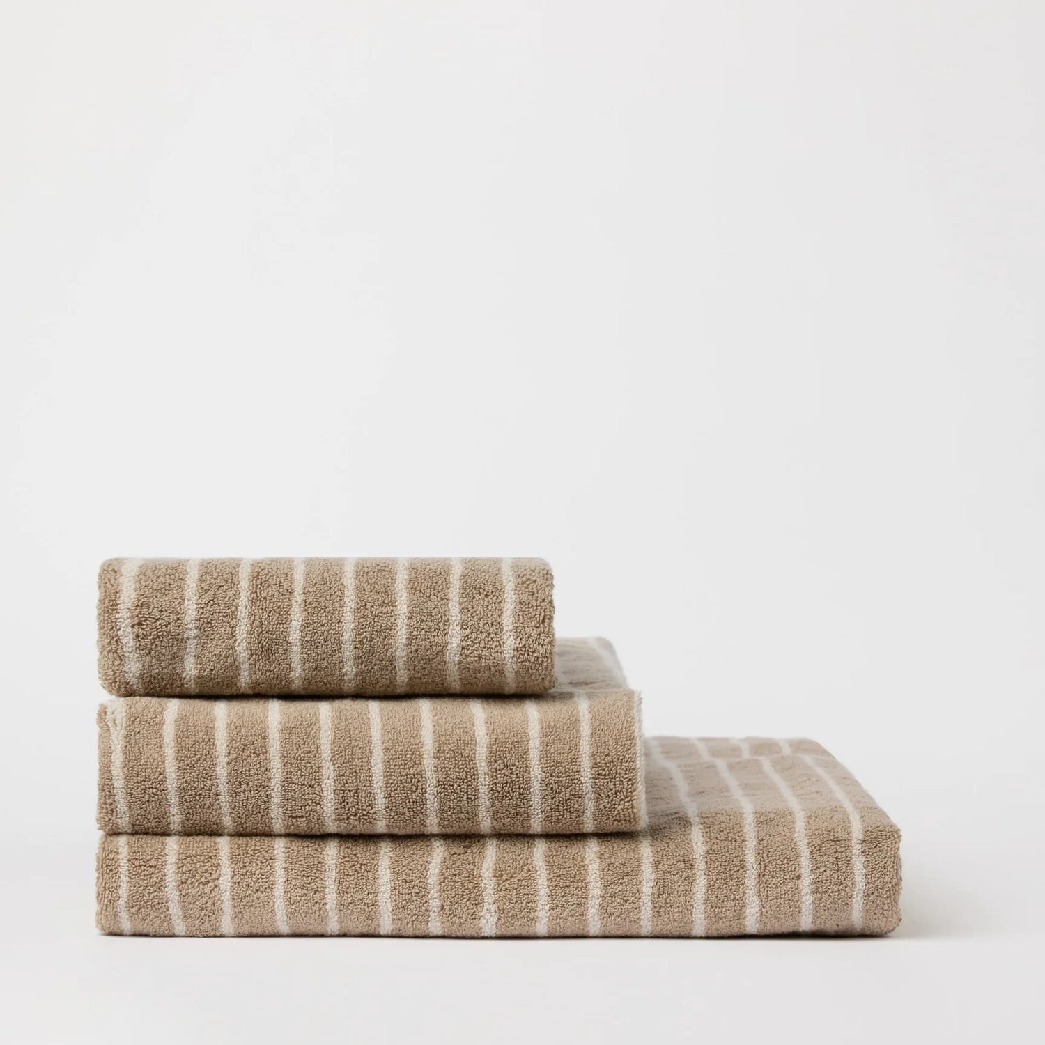 Striped Organic Cotton Towels