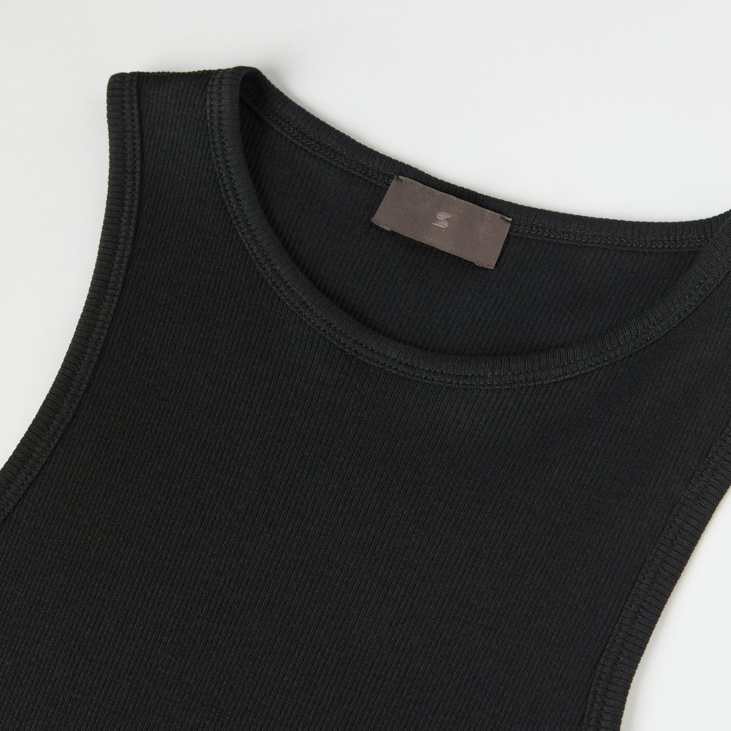 Women's Ribbed Cotton-Silk Tank Top