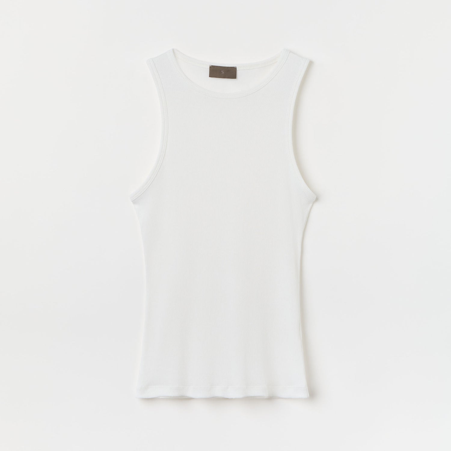 Women's Ribbed Cotton-Silk Tank Top