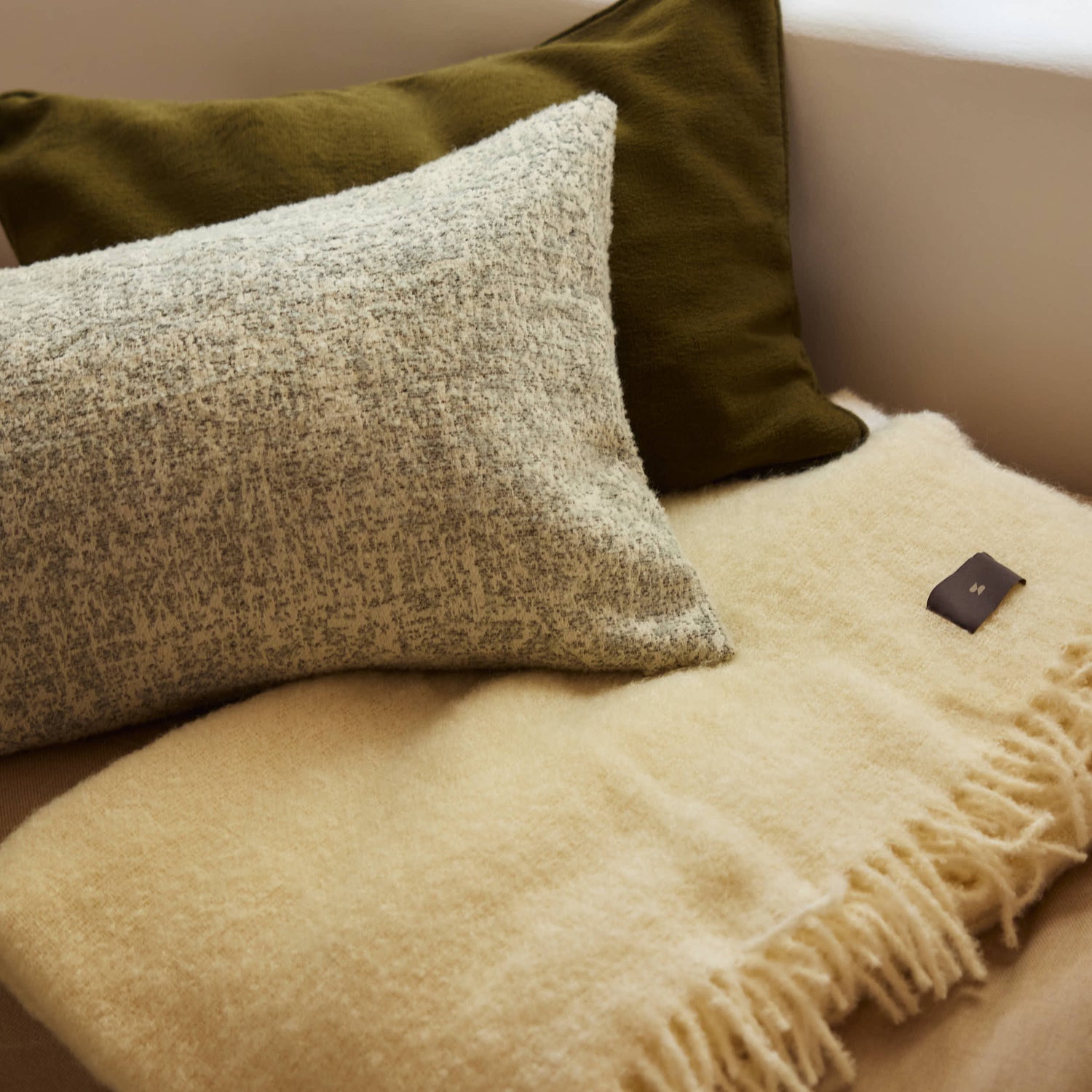 Bouclé Cushion Cover