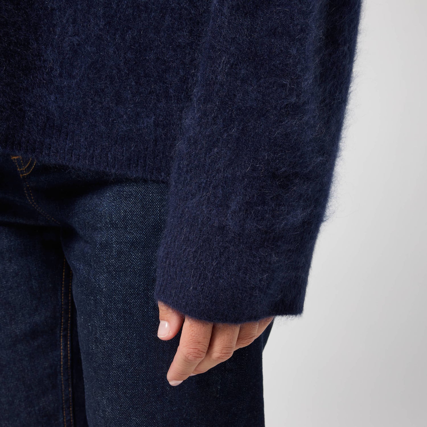 Women's Brushed Cashmere Crewneck Sweater