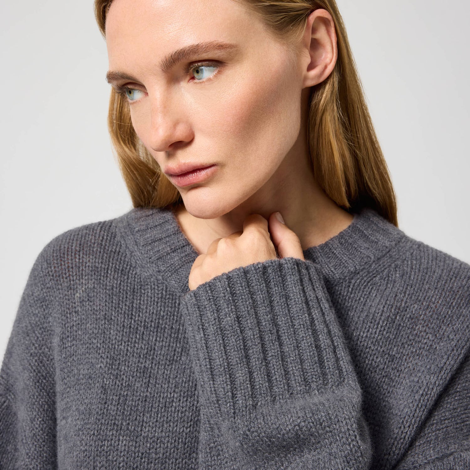 Women's Heavy Wool-Cashmere Sweater