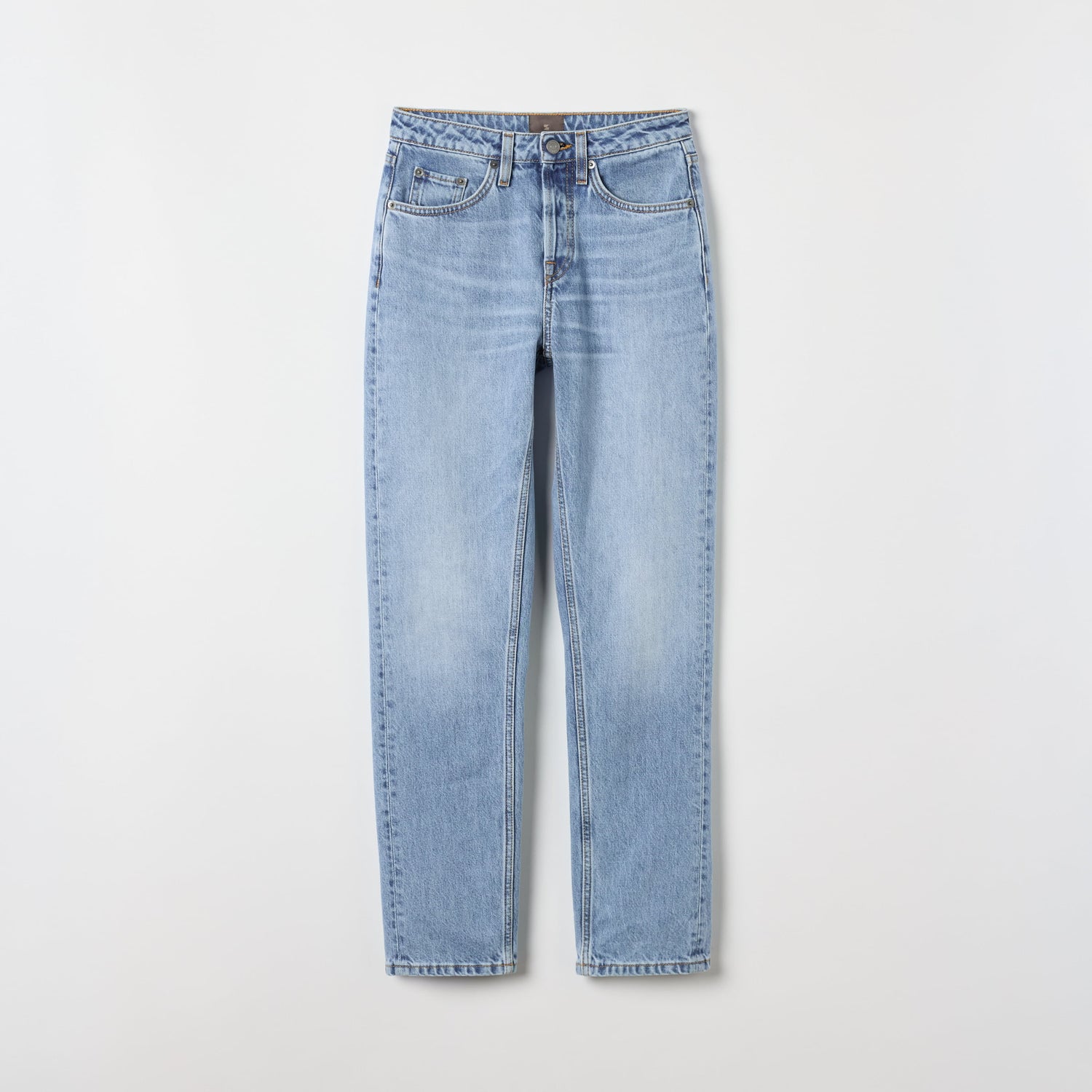 Women's High-Waisted Straight-Leg Denim