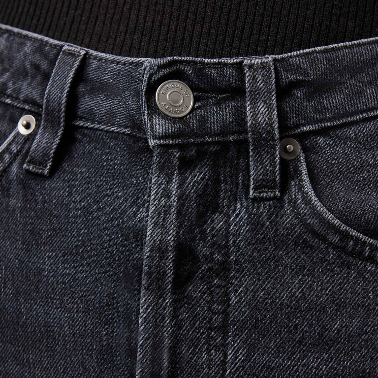 Women's High-Waisted Straight-Leg Denim