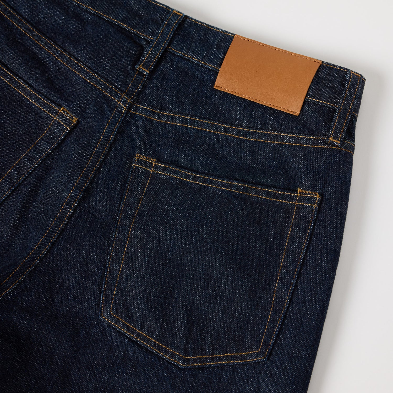 Women's High-Waisted Straight-Leg Denim