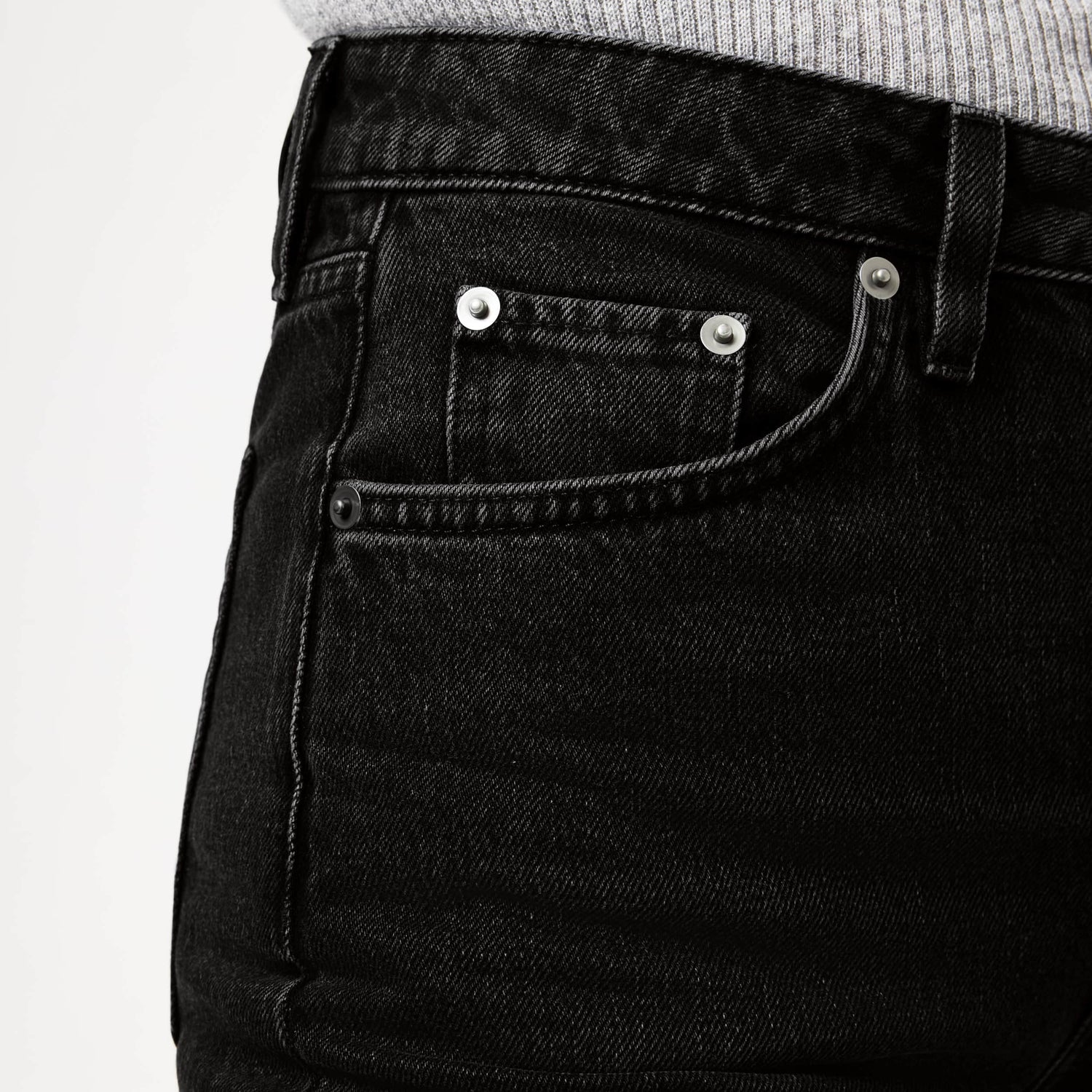 Women's High-Waisted Straight-Leg Denim