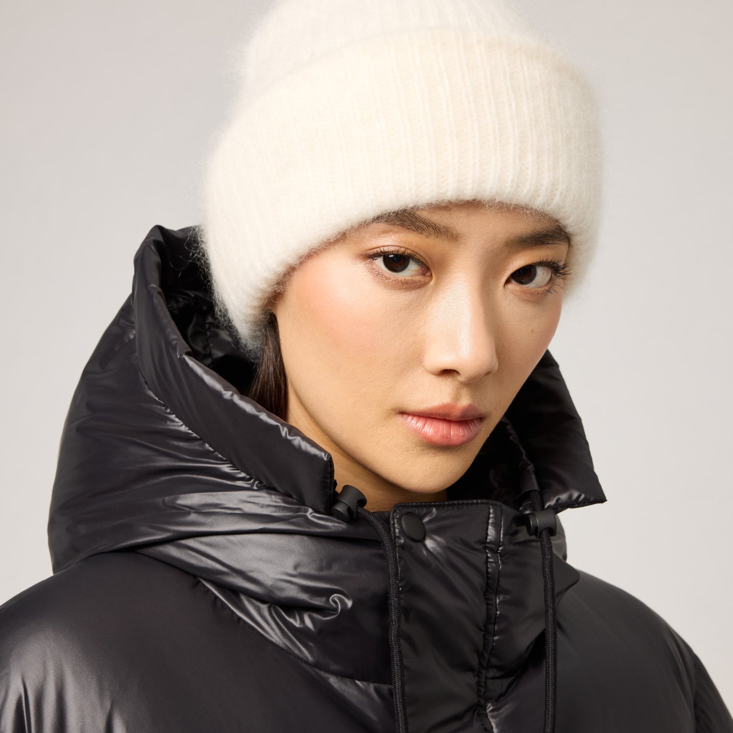 Women's Hooded Goose Down Puffer