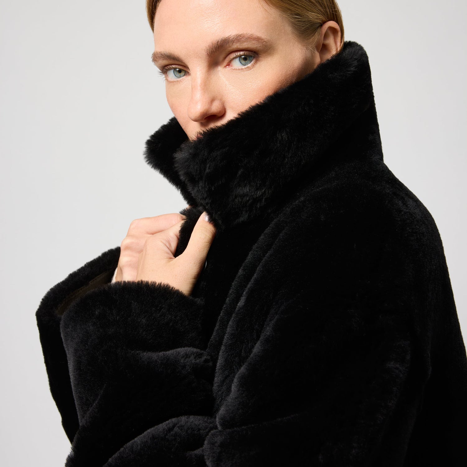 Women's Soft Combed Shearling Jacket