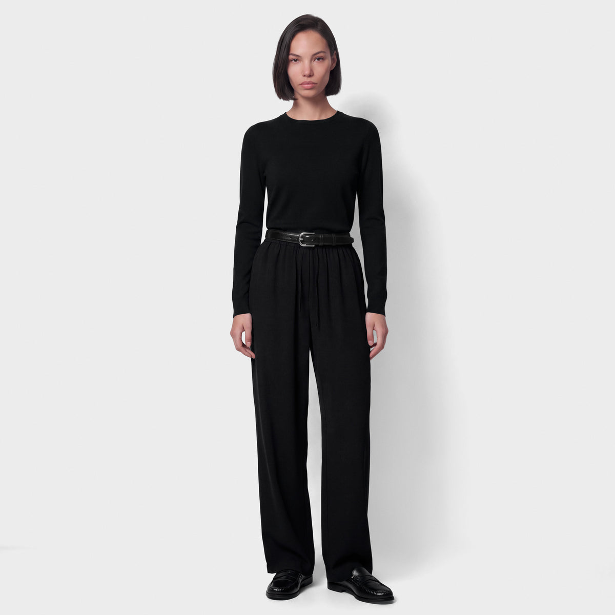Women's Thin Merino Knitted Top