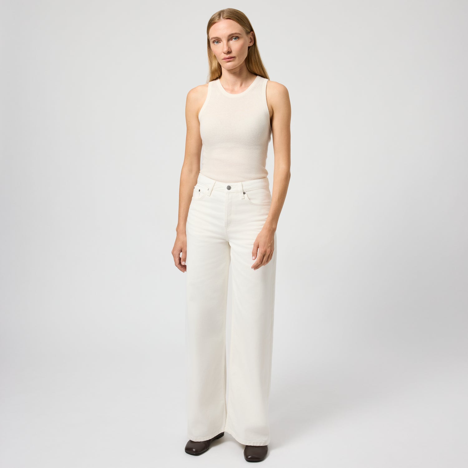 Women's Wide Fit Cropped Denim