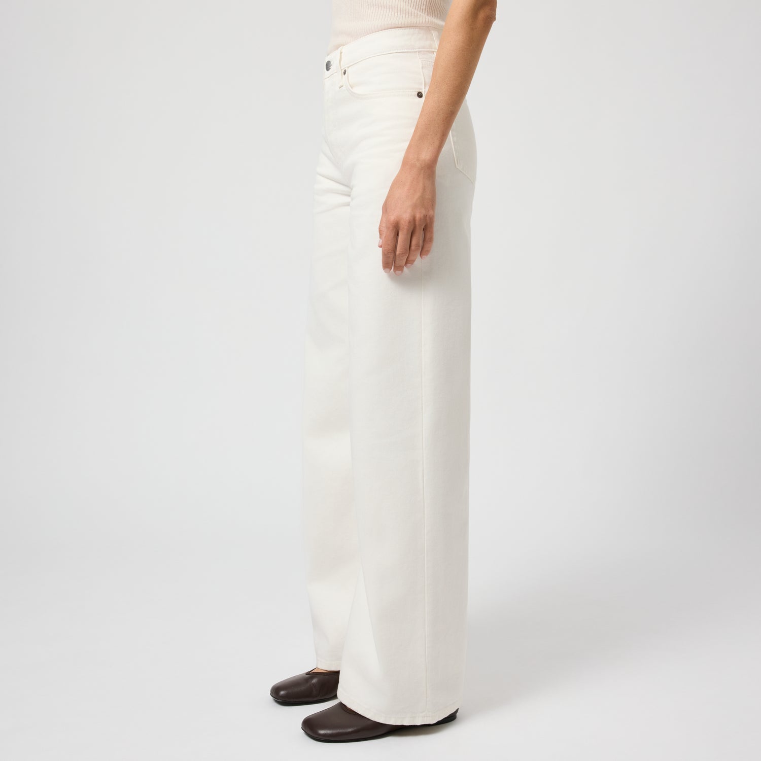 Women's Wide Fit Cropped Denim