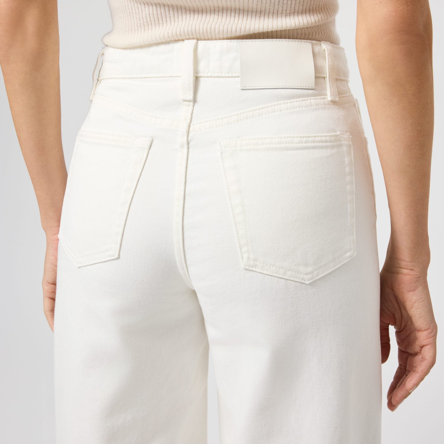 Women's Wide Fit Cropped Denim