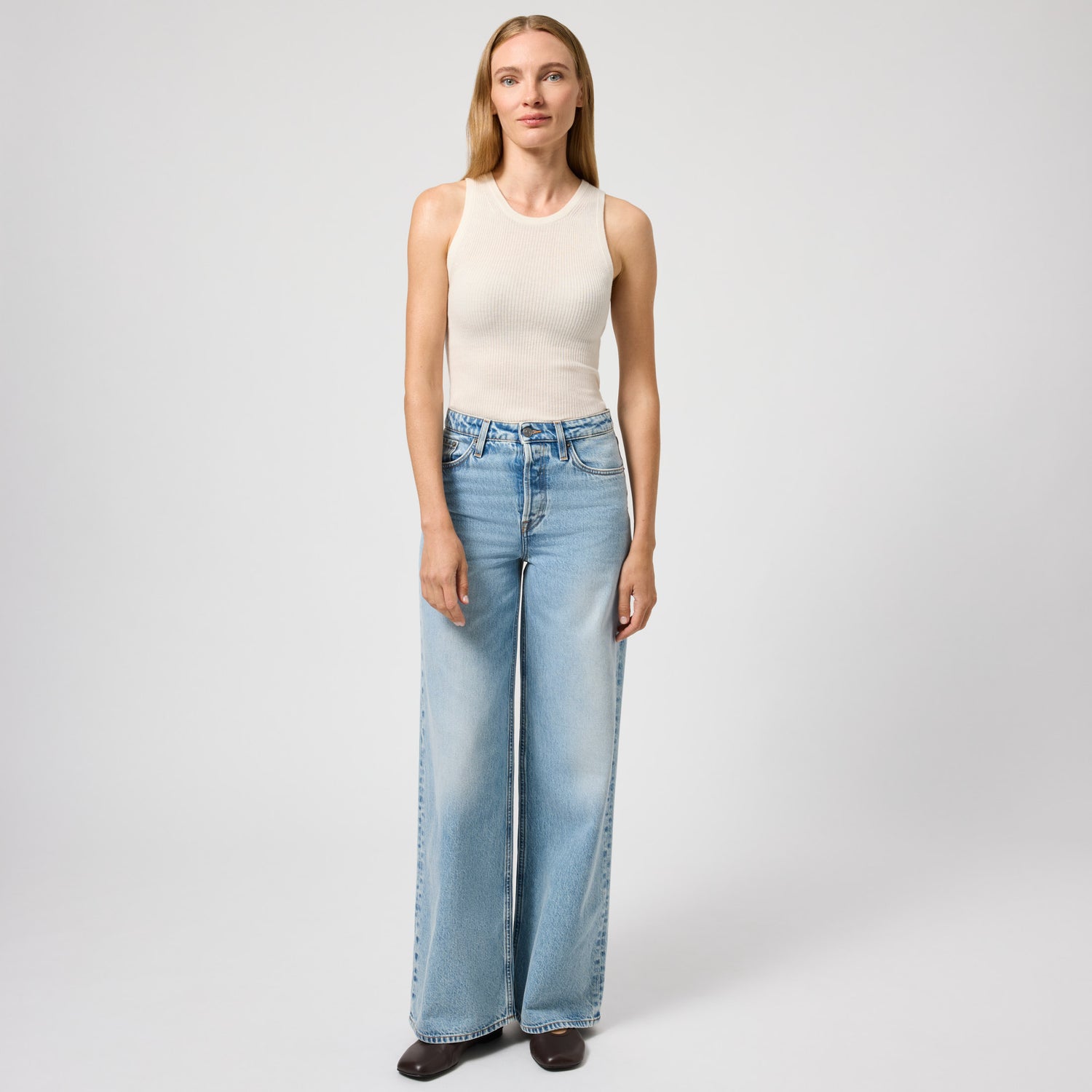 Women's Wide Fit Cropped Denim
