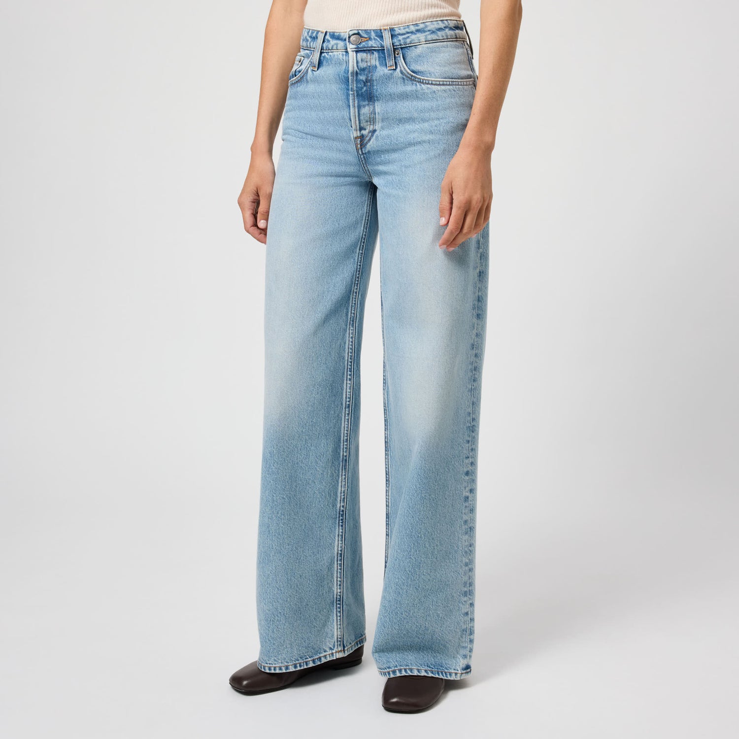 Women's Wide Fit Cropped Denim
