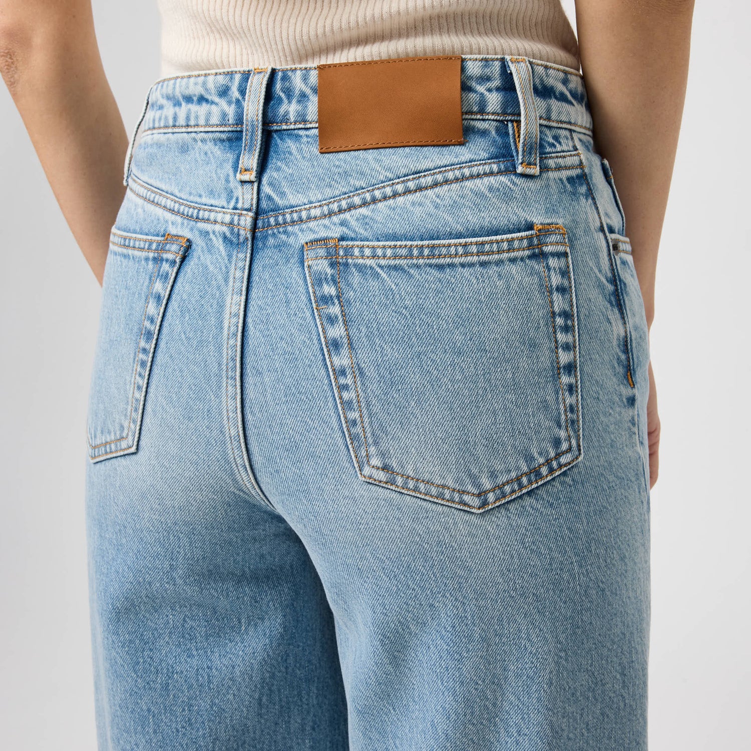 Women's Wide Fit Cropped Denim