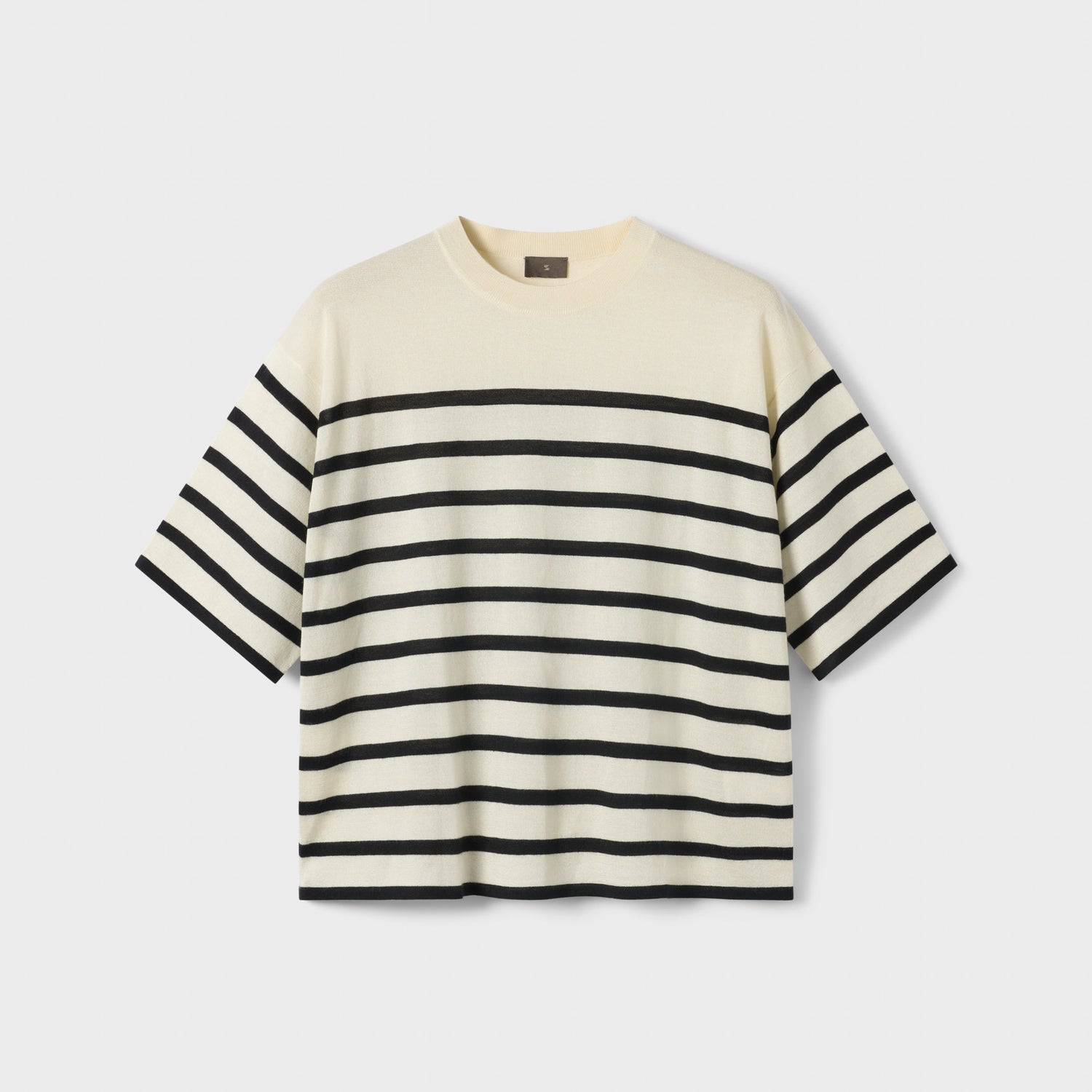 Women's Striped Silk-Cashmere T-shirt
