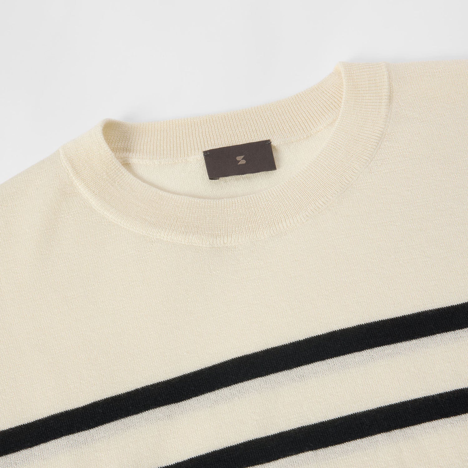 Women's Striped Silk-Cashmere T-shirt