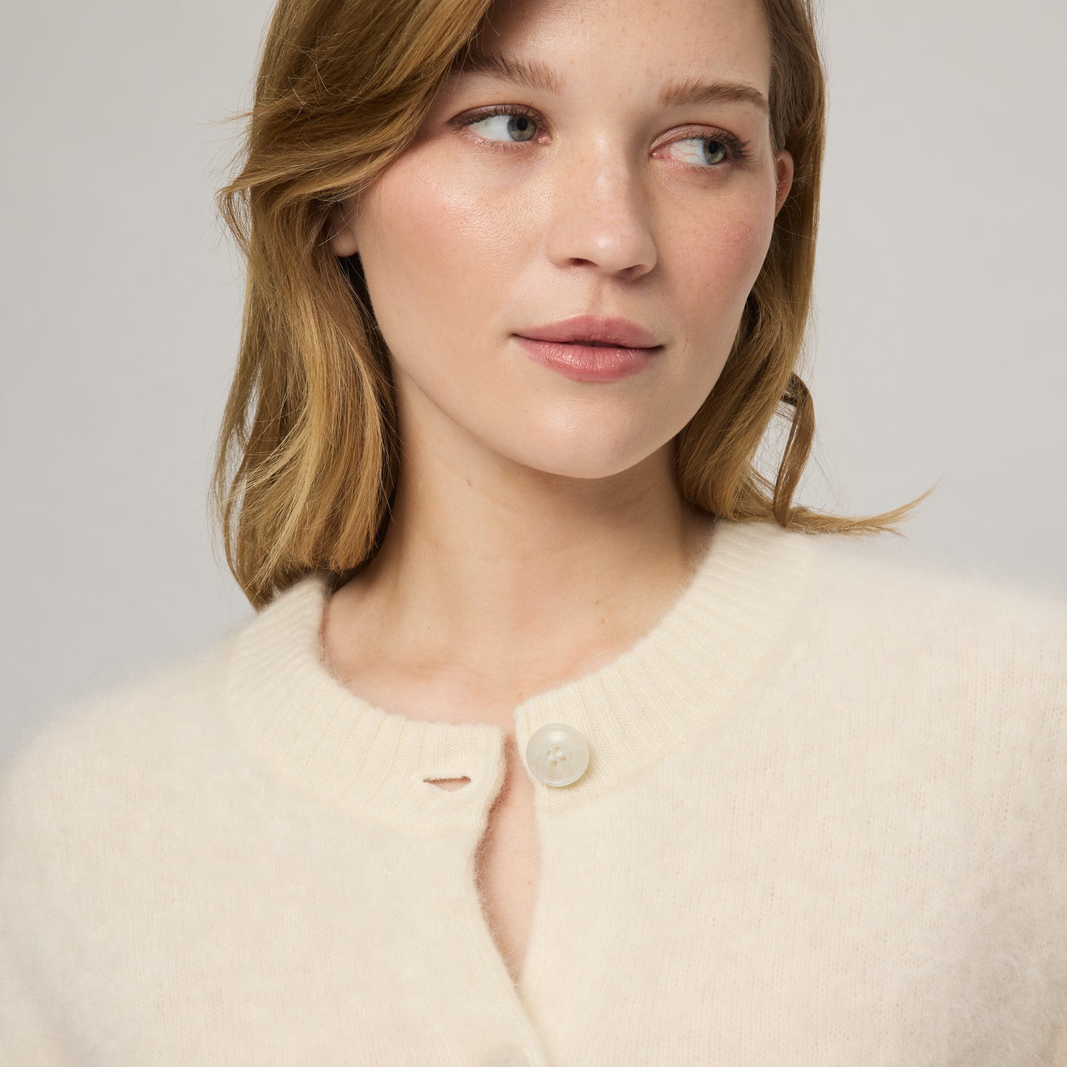 Women's Brushed Cashmere Cardigan