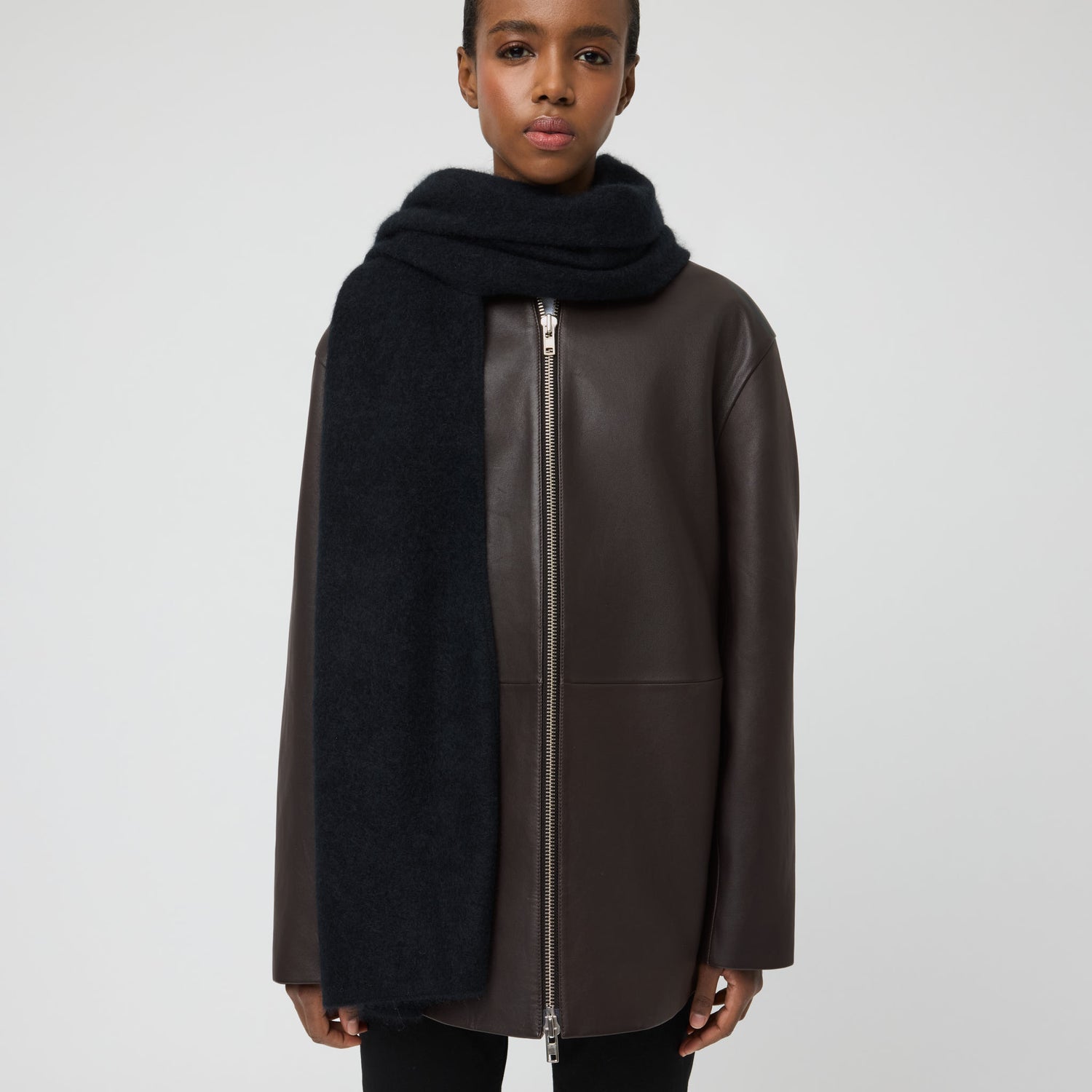 Brushed Cashmere Scarf