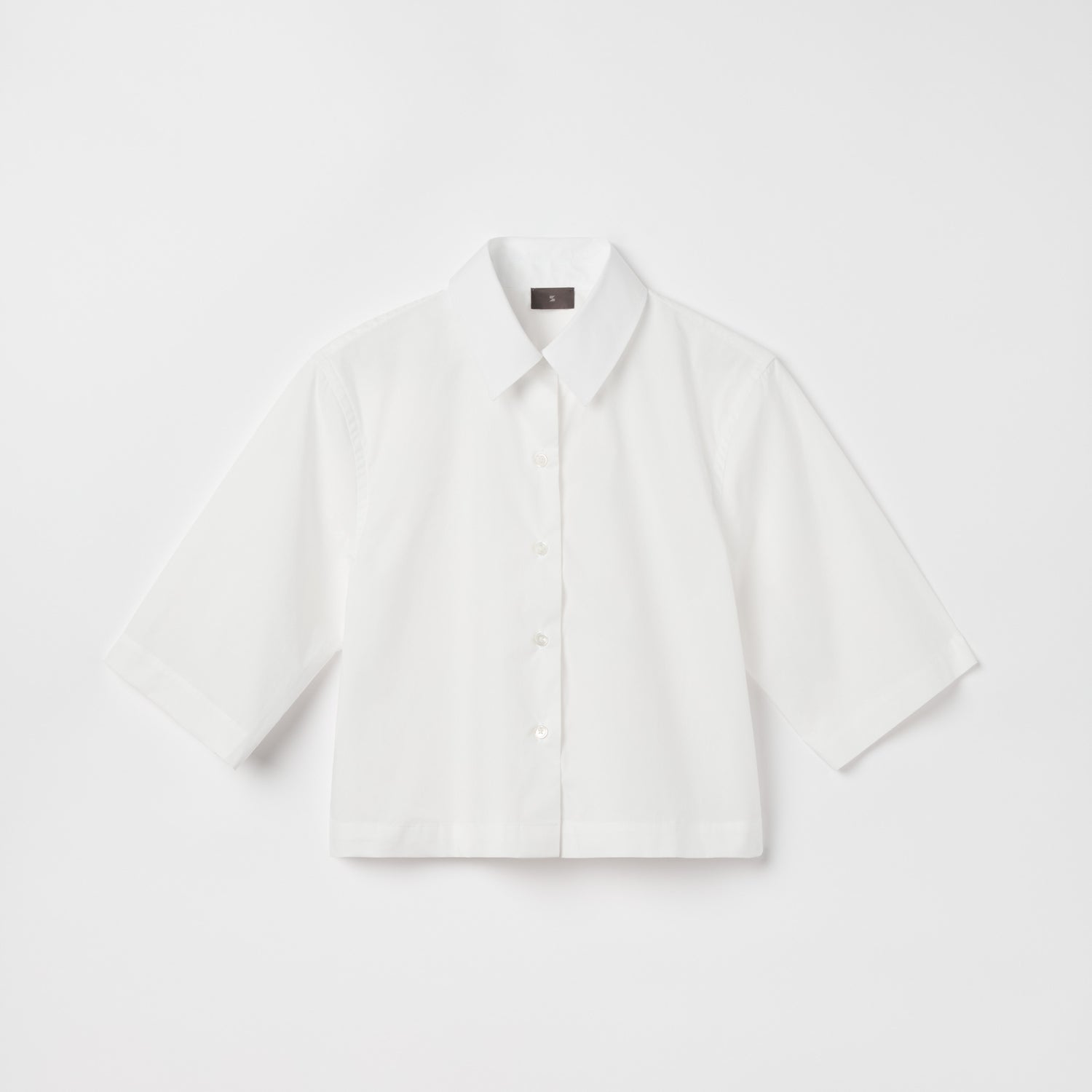 Women's Cotton-Poplin Short Sleeve Shirt
