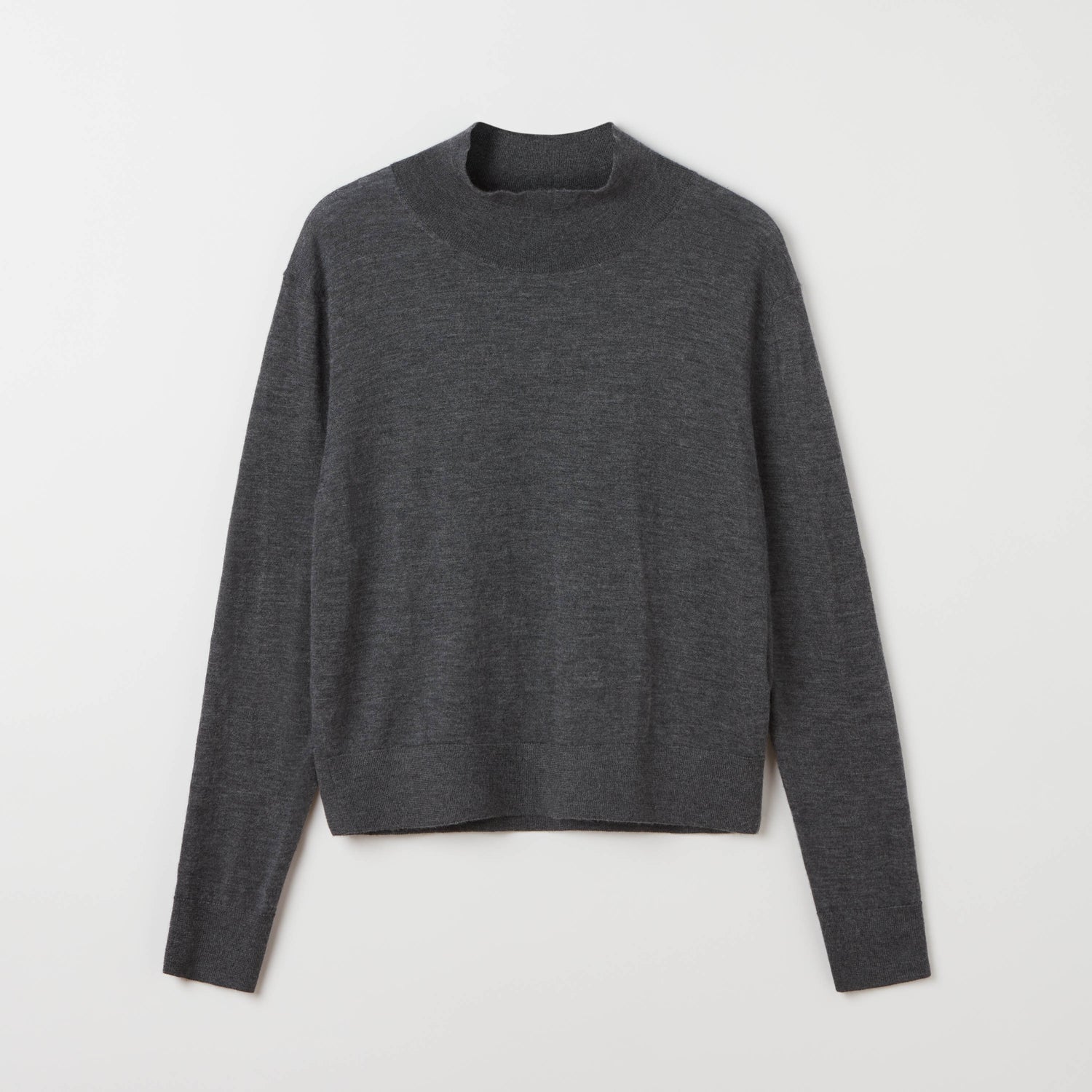 Women's Fine Knit Cashmere High Neck Sweater