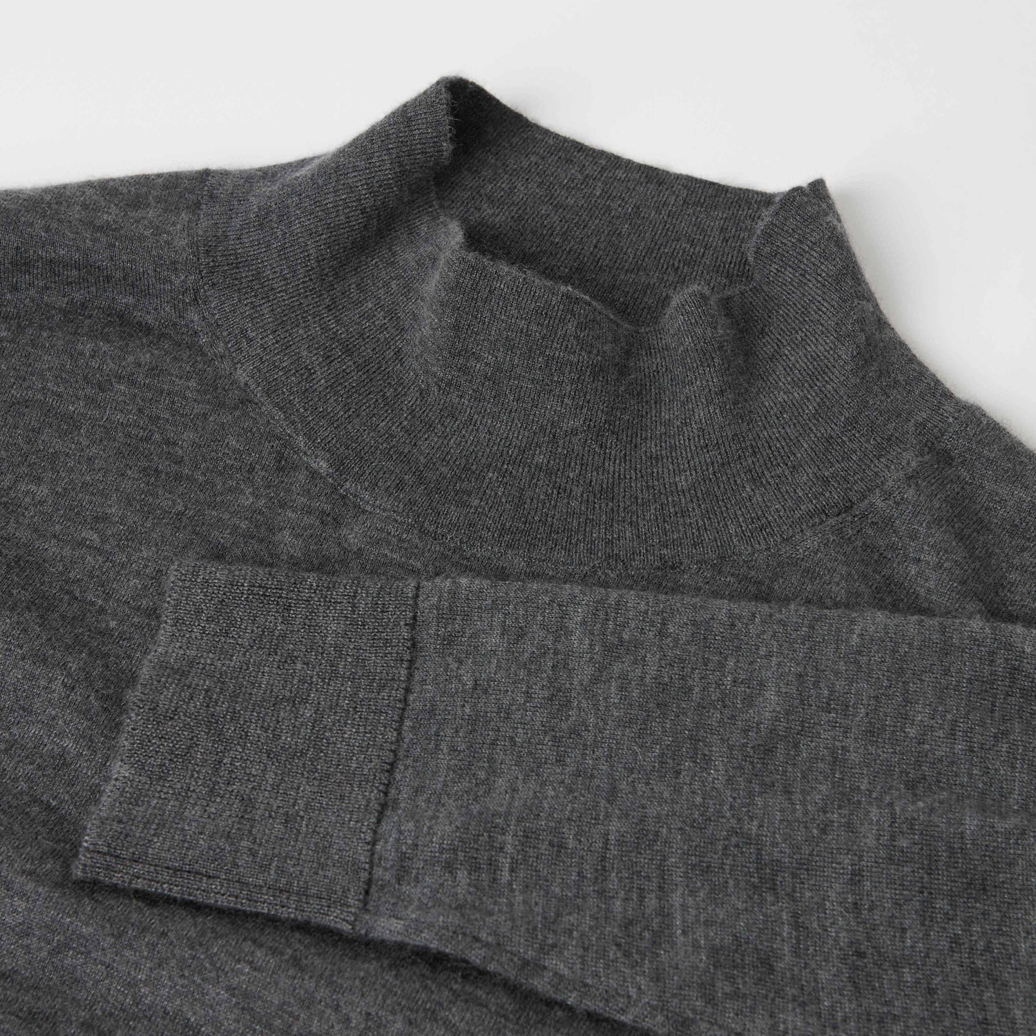 Women's Fine Knit Cashmere High Neck Sweater
