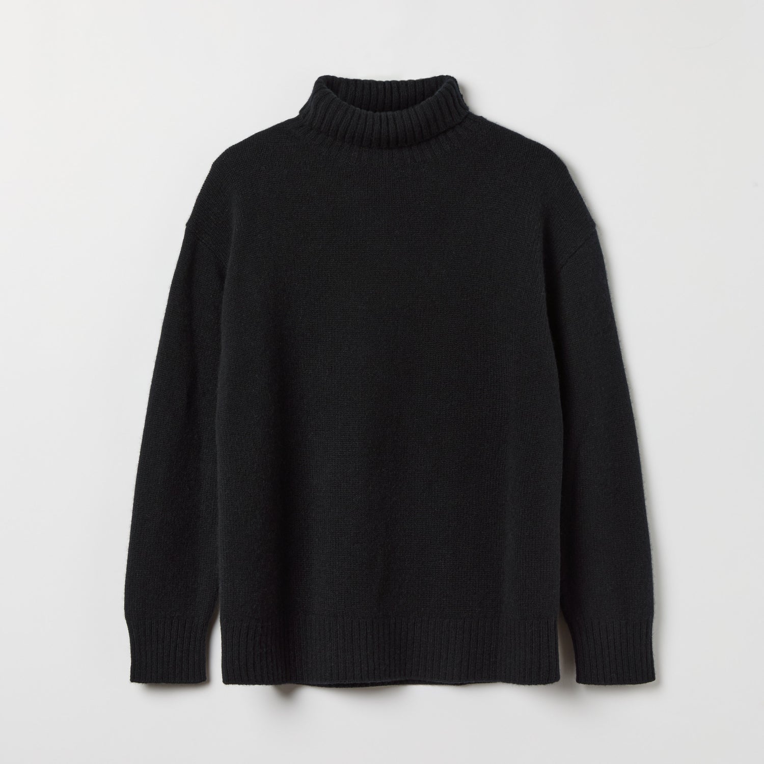 Women's Heavy-Knit Cashmere Roll Neck Sweater