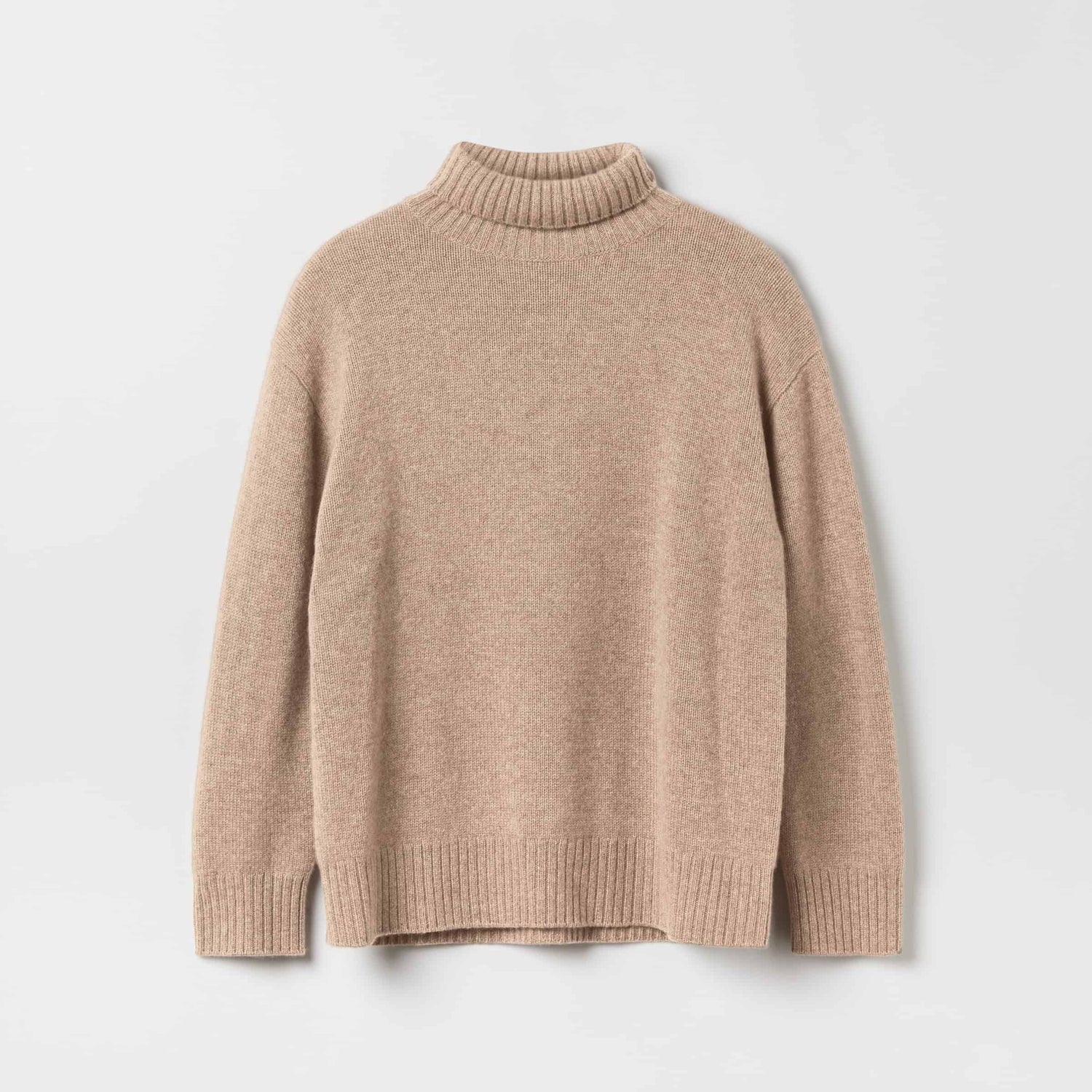 Women's Heavy-Knit Cashmere Roll Neck Sweater