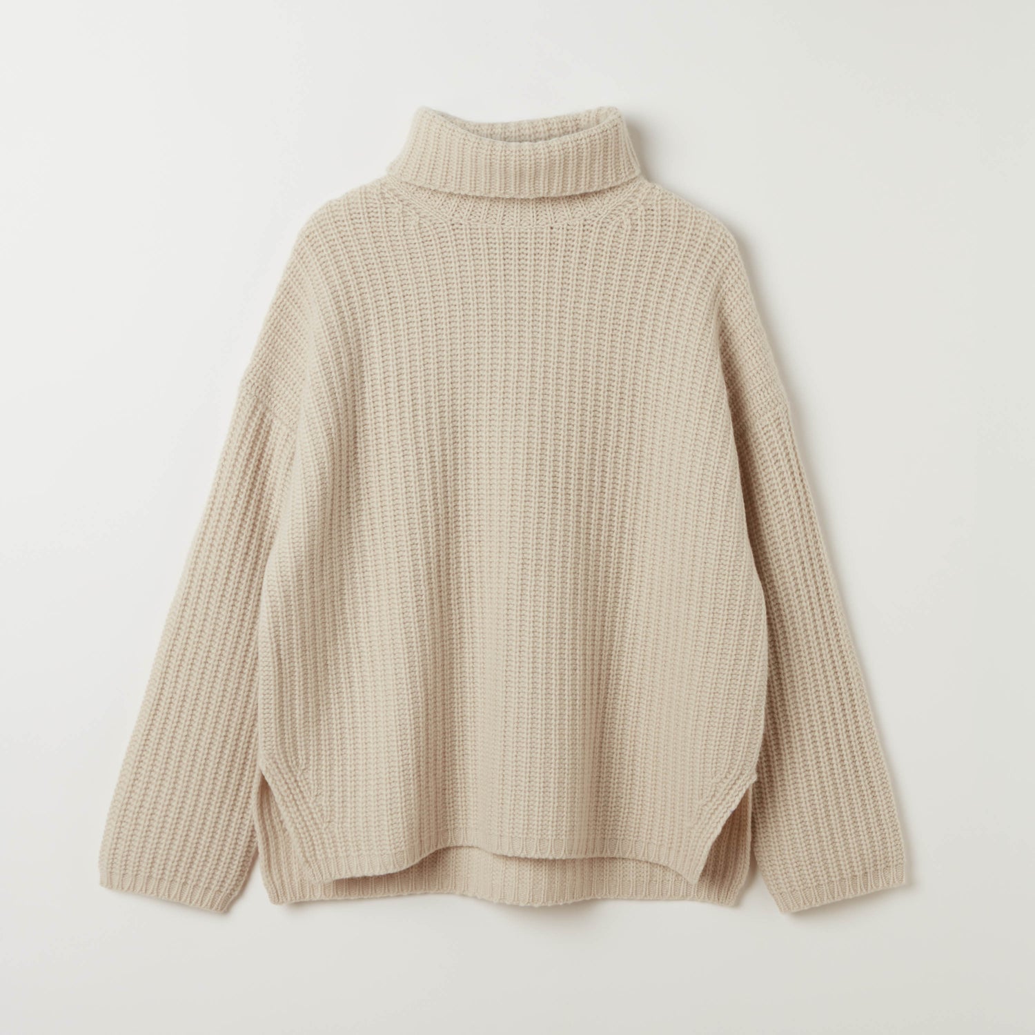 Women's Heavy Knit Cashmere Turtleneck