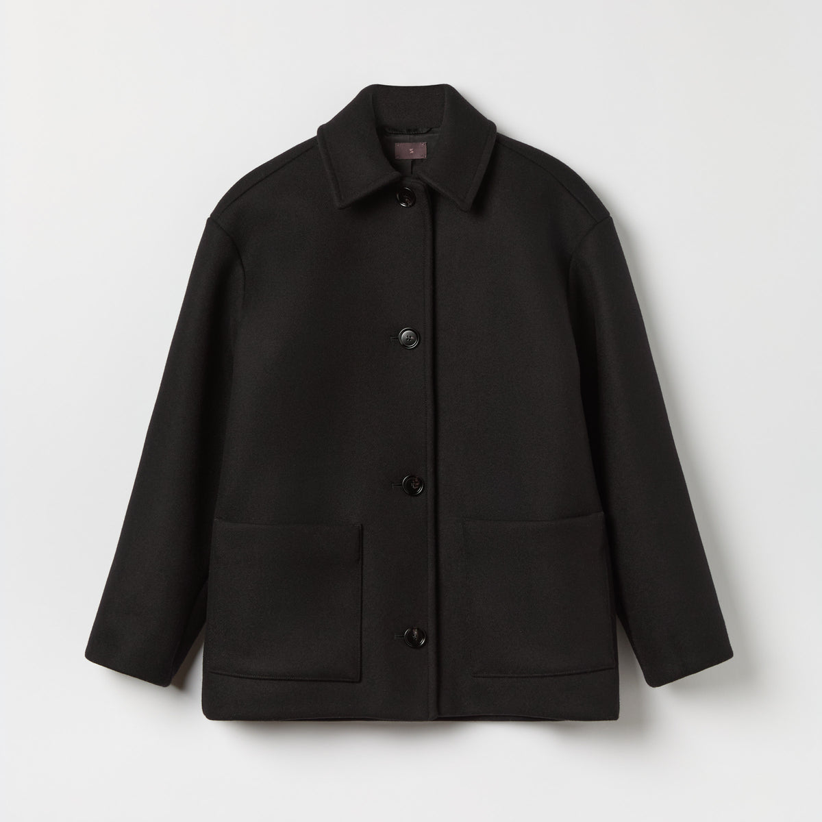 Utility Wool Viscose Heavy - Black Made In online Italy