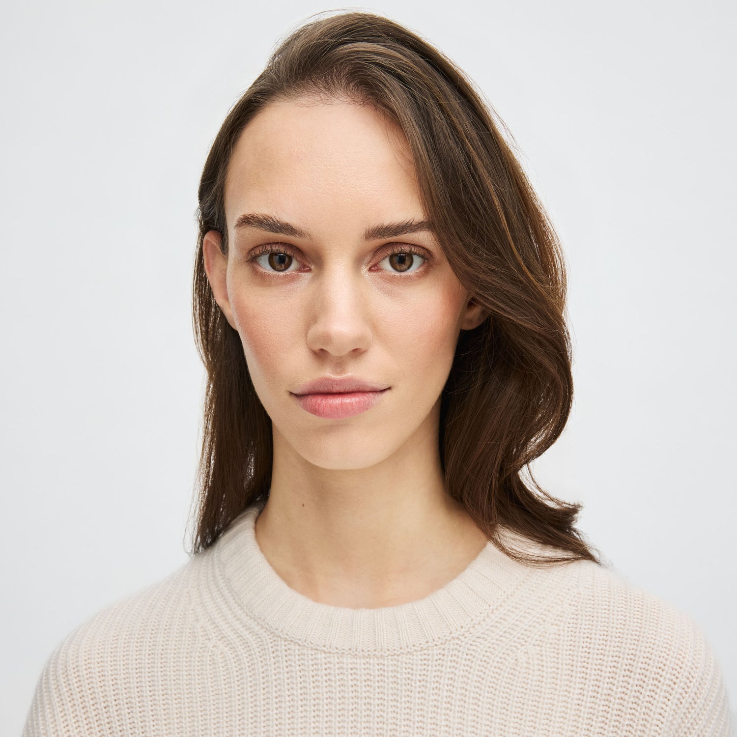 Women's Relaxed Ribbed Silk-Cashmere Crewneck Sweater