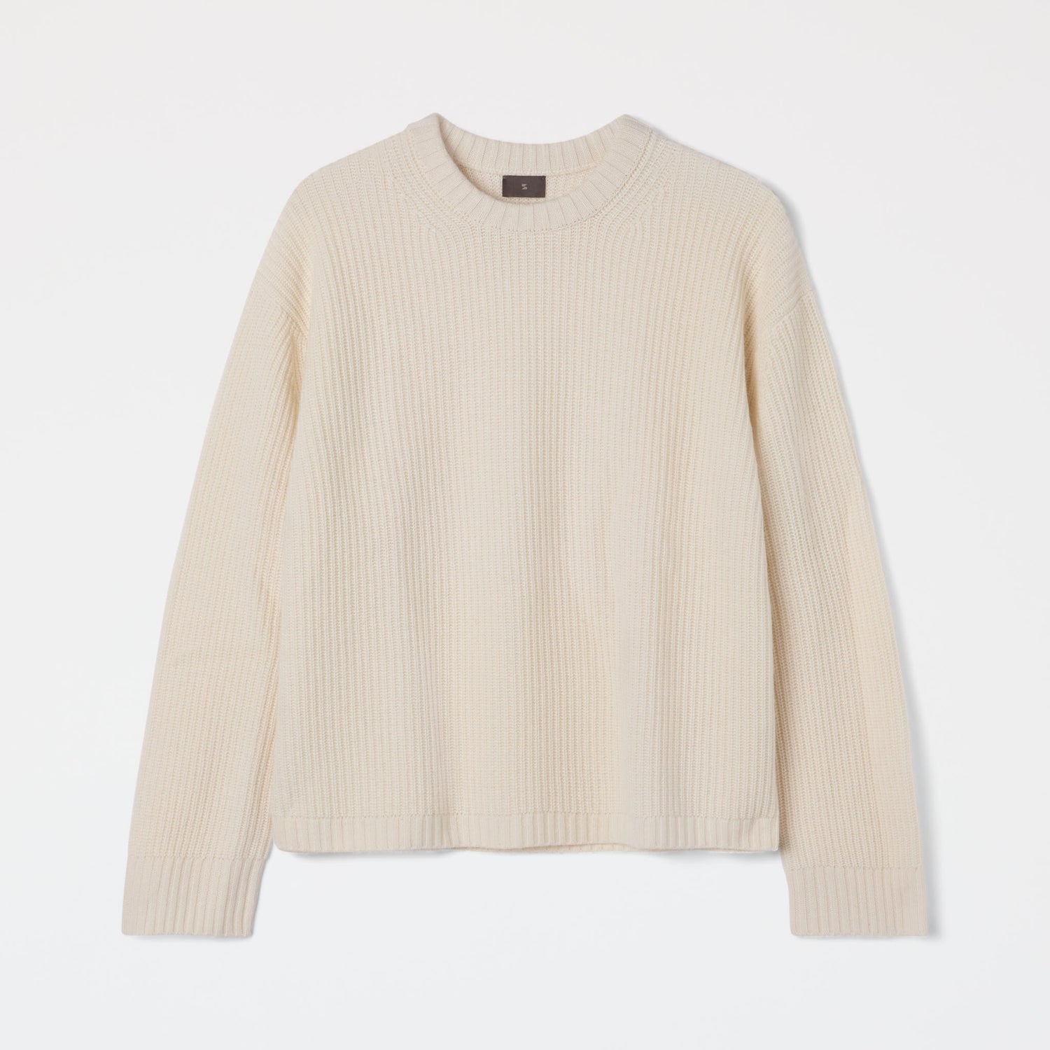 Women's Relaxed Ribbed Silk-Cashmere Crewneck Sweater