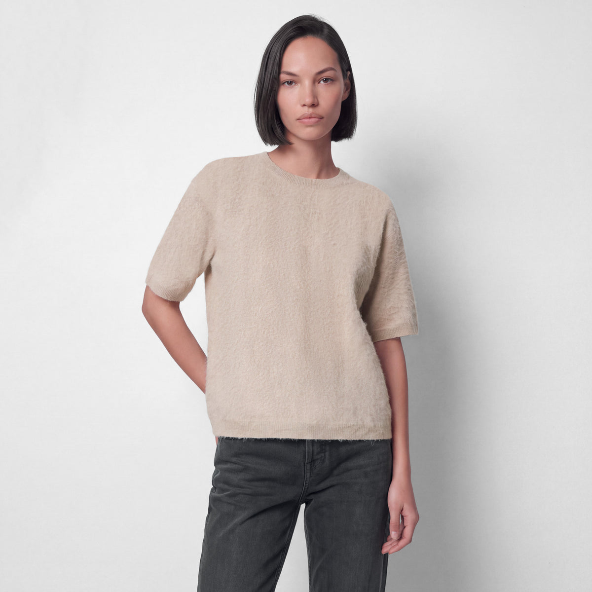 Women's Brushed Cashmere Tee