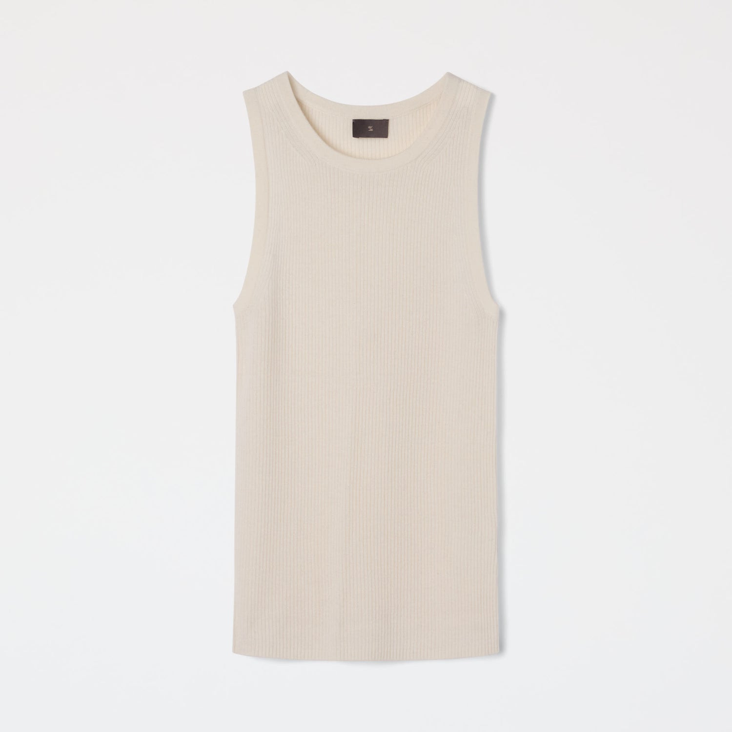 Women's Ribbed Cashmere-Silk Tank Top