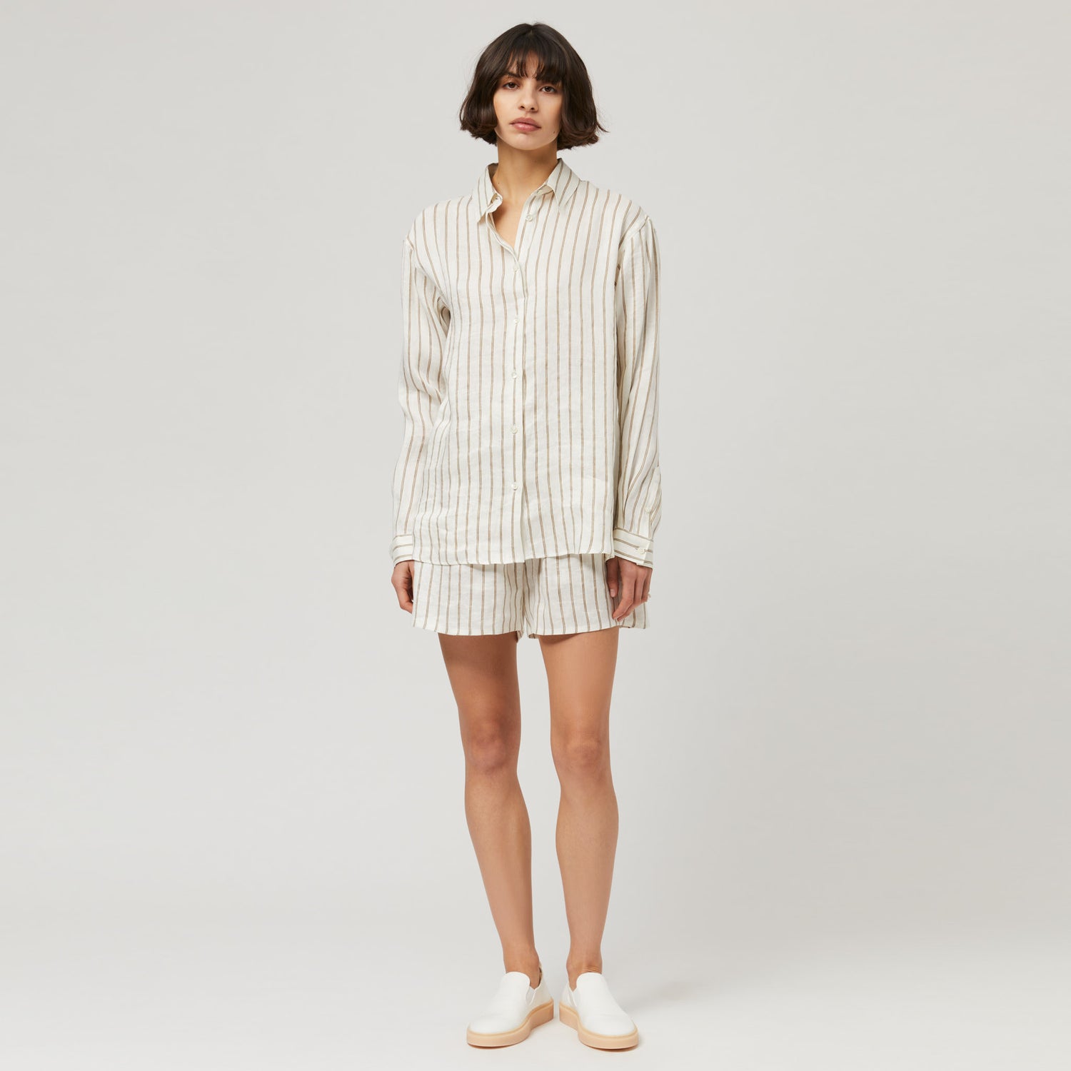 Women's Silk-Linen Shirt