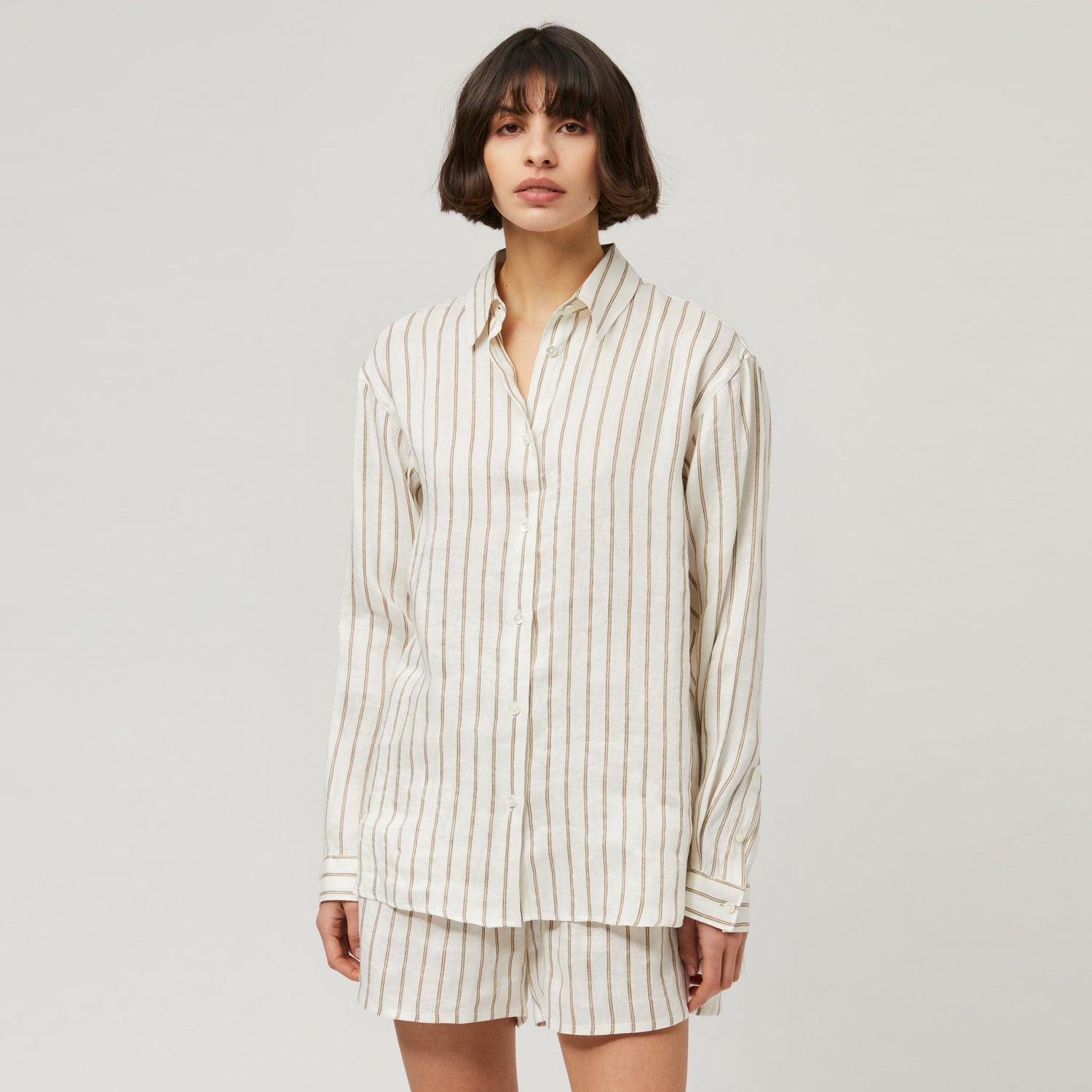Women's Silk-Linen Shirt