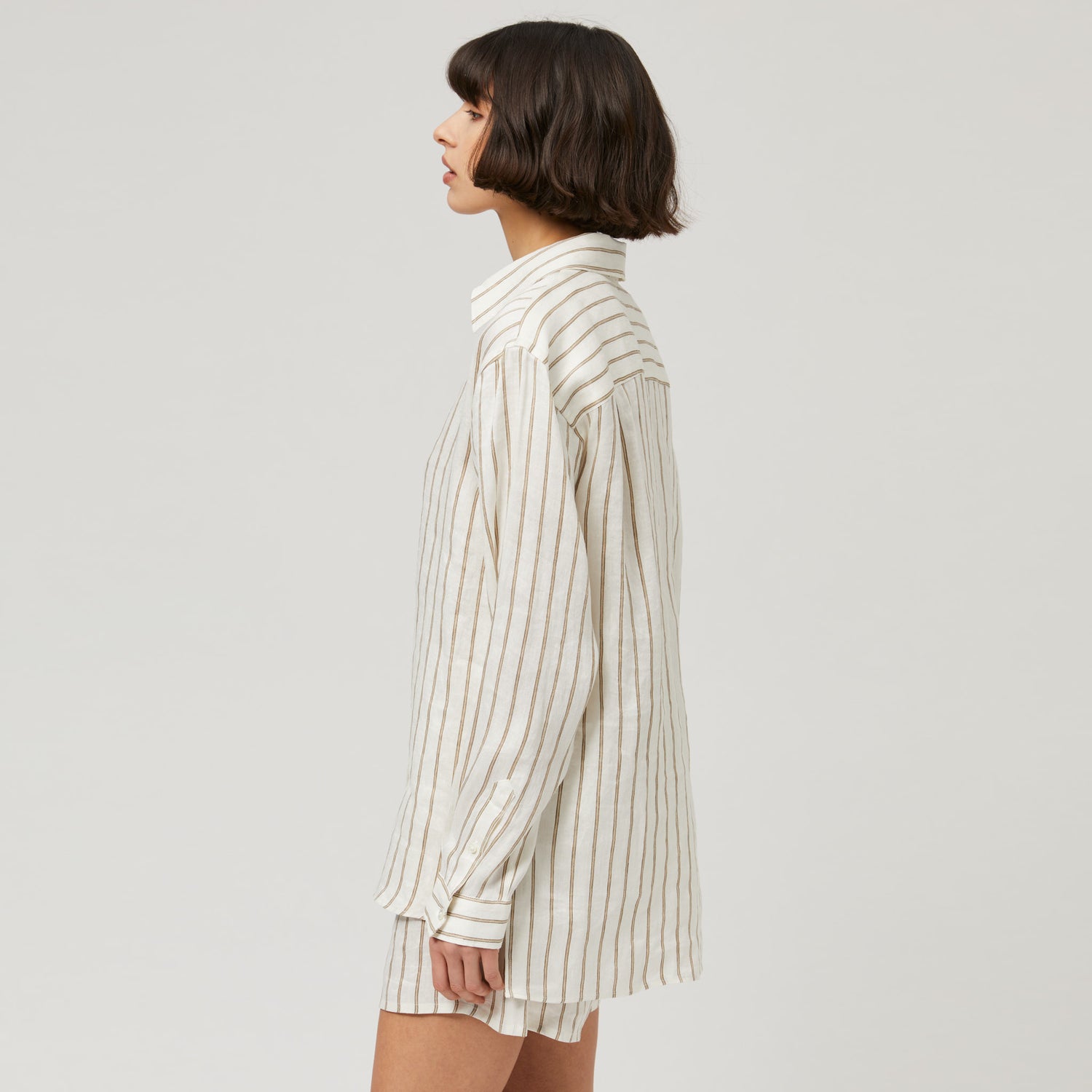 Women's Silk-Linen Shirt