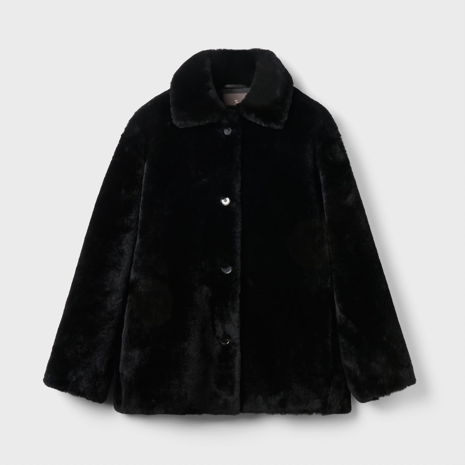 Women's Soft Combed Shearling Jacket