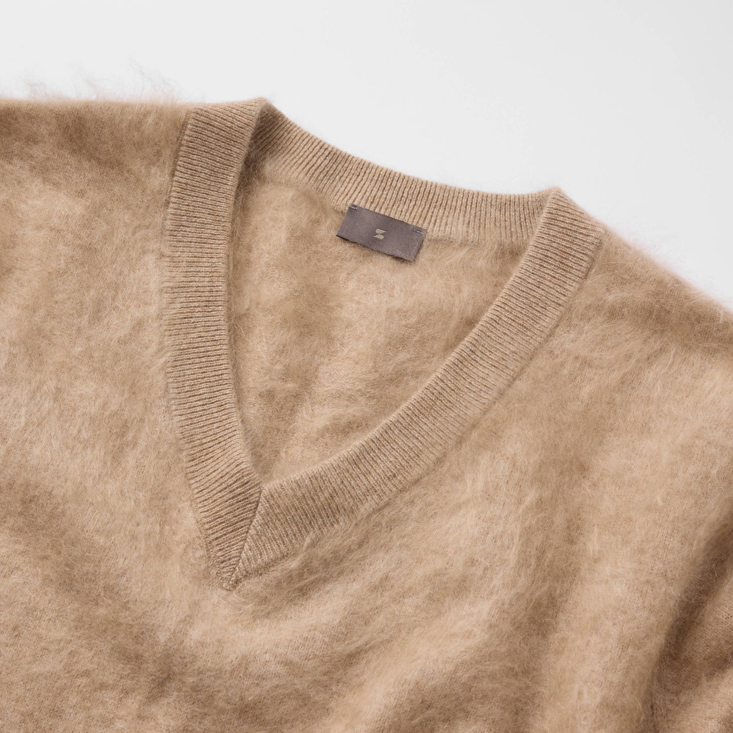 Women's Brushed Cashmere V-neck Sweater