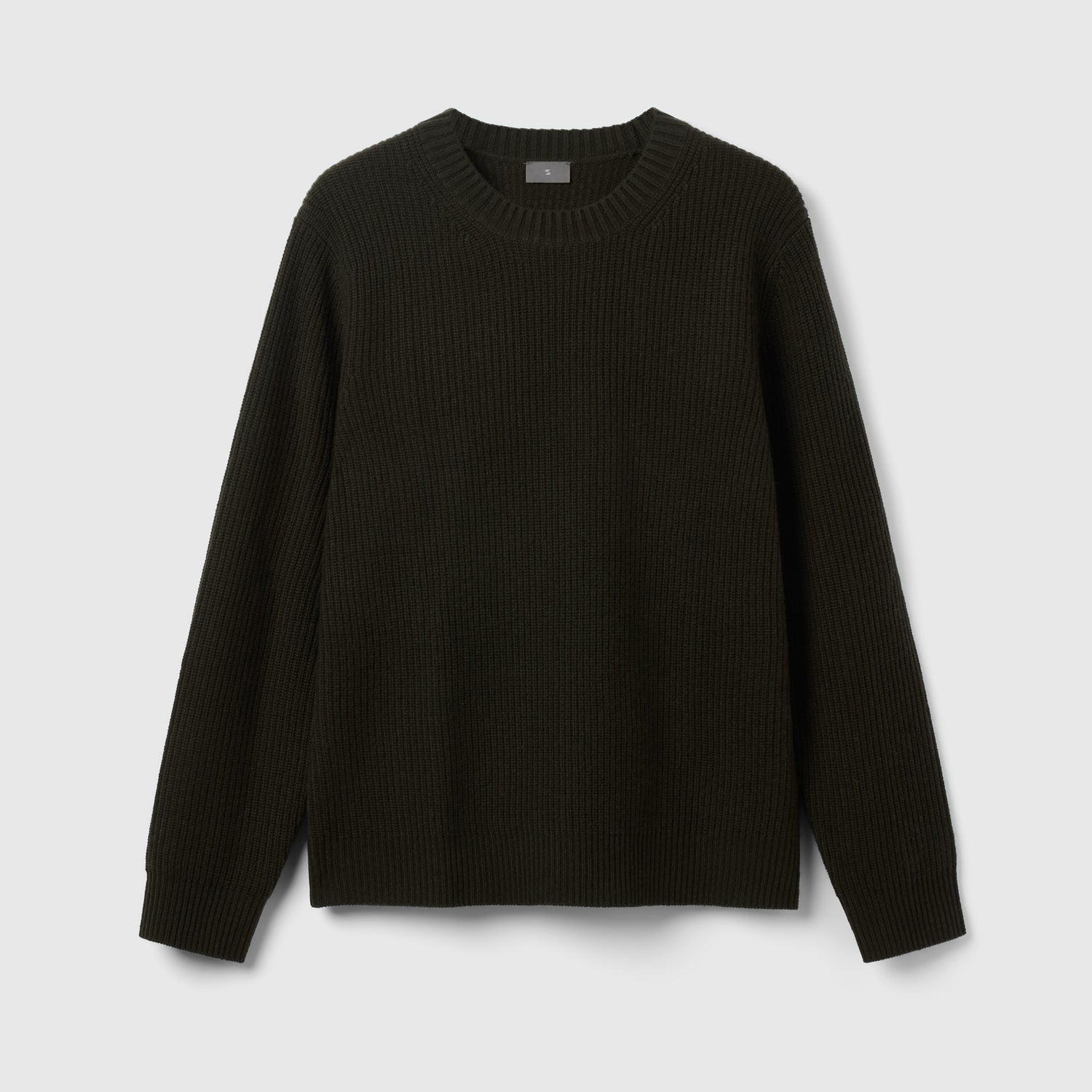 Men's Wool-Cashmere Rib Sweater