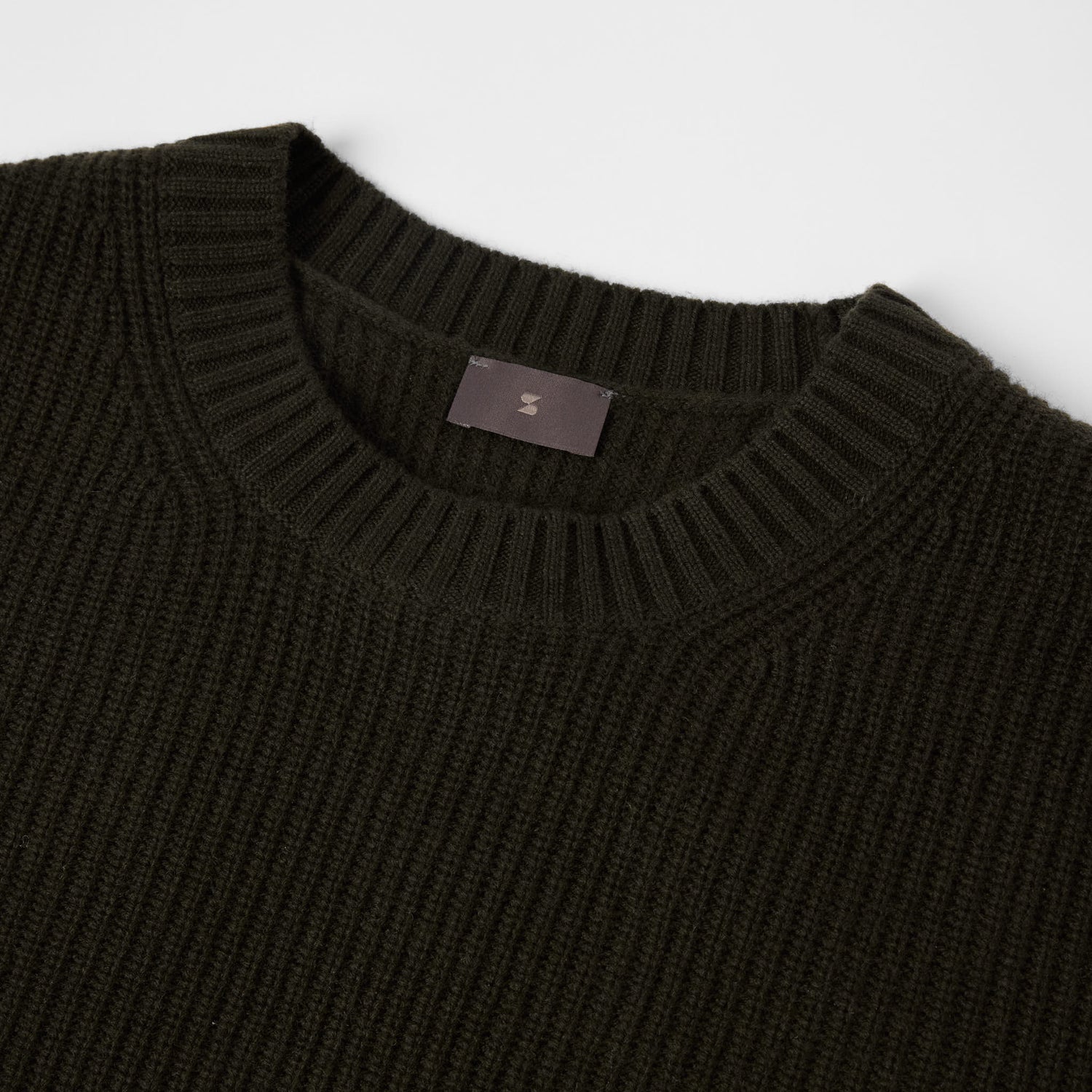 Men's Wool-Cashmere Rib Sweater